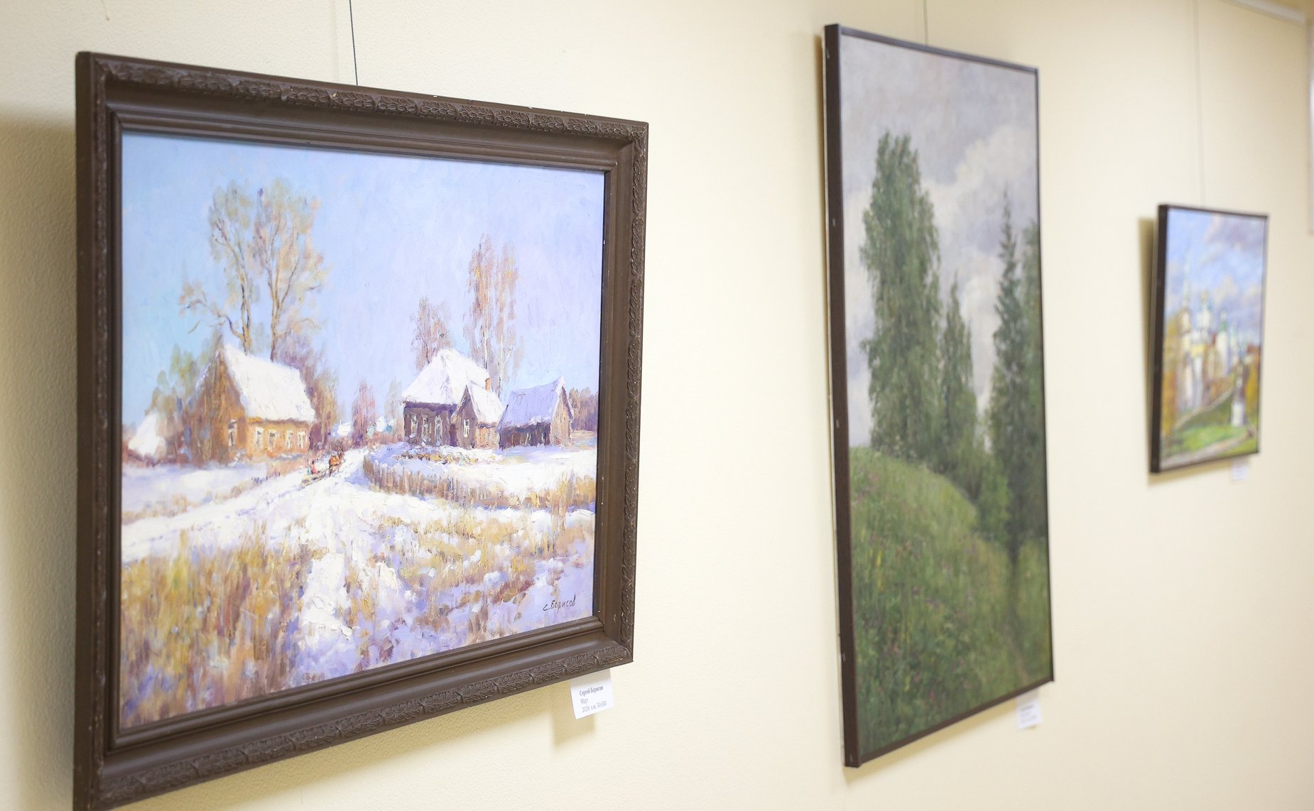 Открытие выставки члена-корреспондента Российской академии художеств Сергея Борисова «Край ты мой родной»