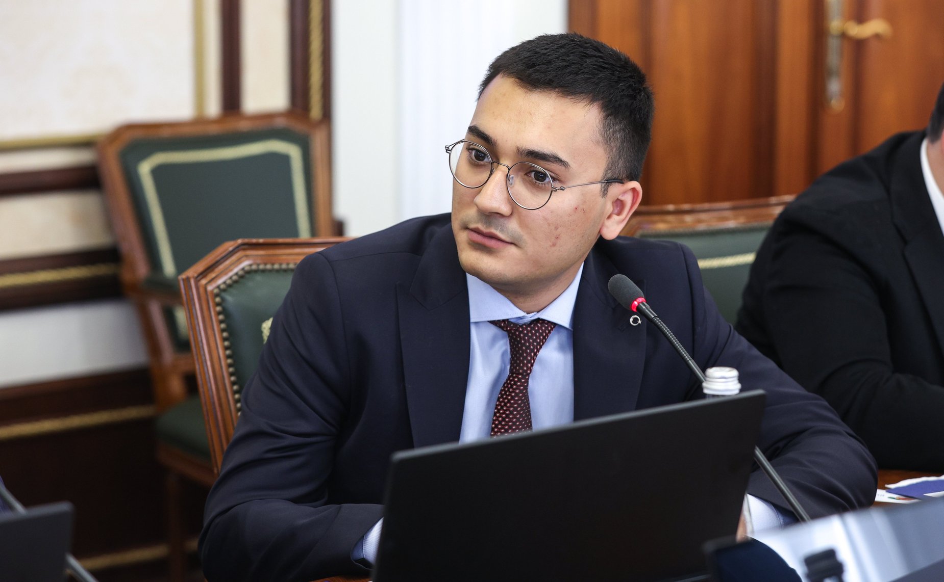 Встреча сенаторов РФ с депутатом Великого национального собрания Турции, председателем группы дружбы с Россией Великого национального собрания Турции Муратом Байбатуром