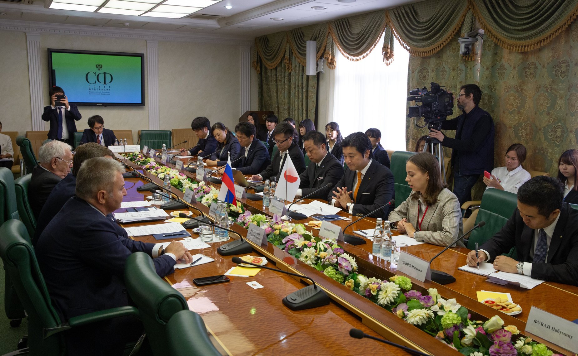 Встреча с членами молодежной палаты Парламента Японии и студентами японских университетов