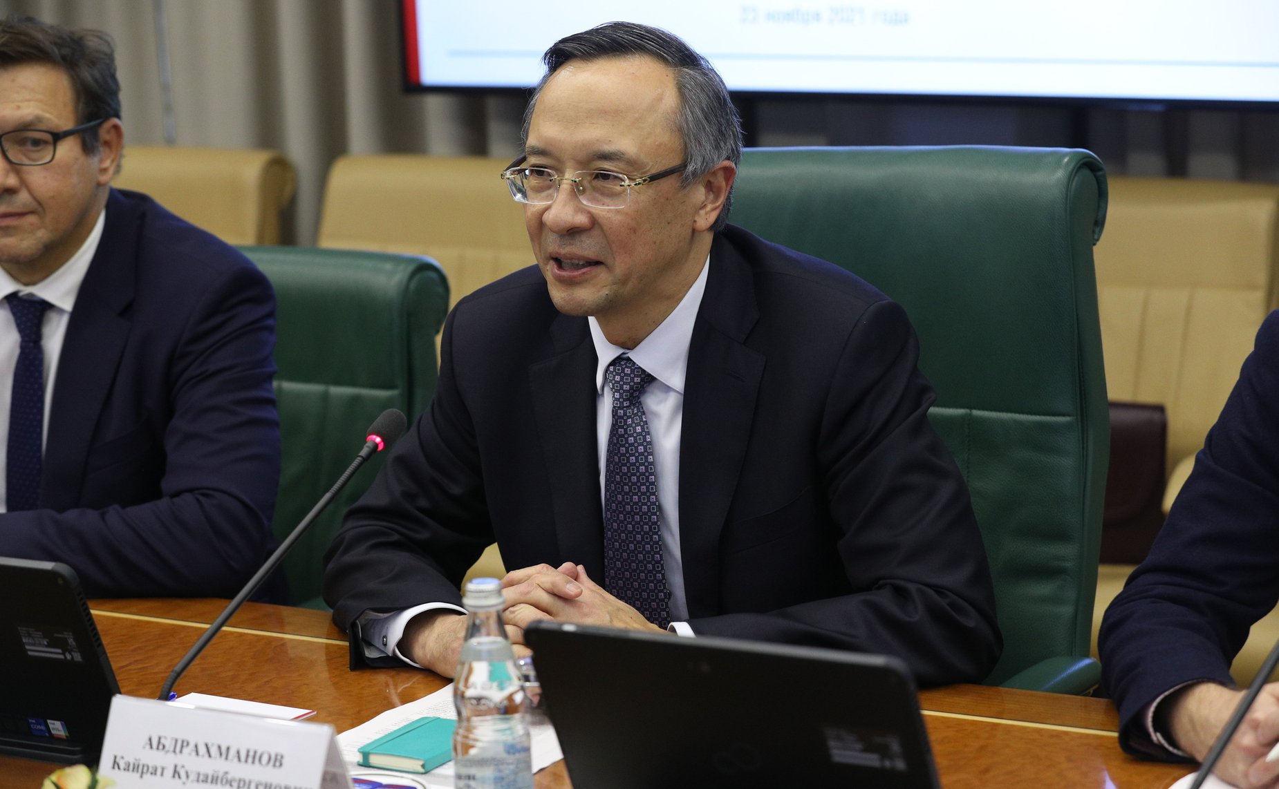 Встреча председателя Комитета СФ по международным делам Григория Карасина с Верховным комиссаром ОБСЕ по делам национальных меньшинств