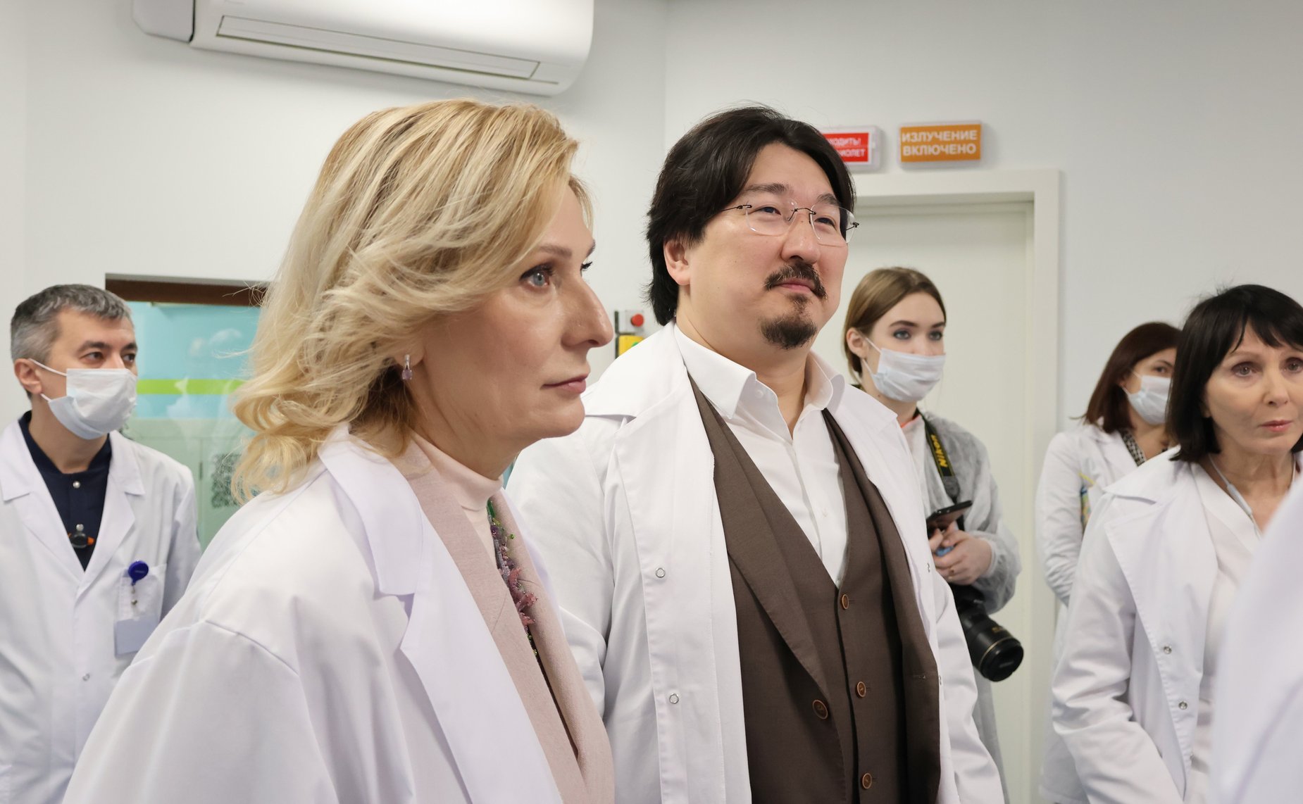 Заместитель Председателя СФ Инна Святенко совместно с Министром здравоохранения РФ Михаилом Мурашко посетили ФГБУ «Национальный медицинский исследовательский центр детской гематологии, онкологии и иммунологии имени Дмитрия Рогачева»