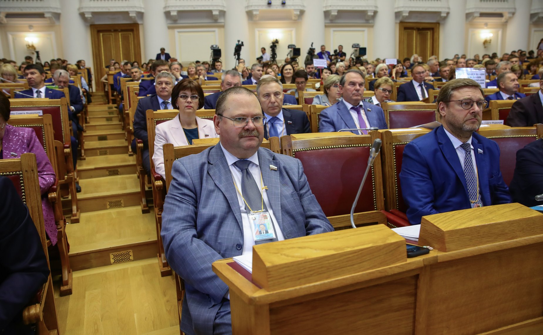 Олег Мельниченко и Константин Косачев