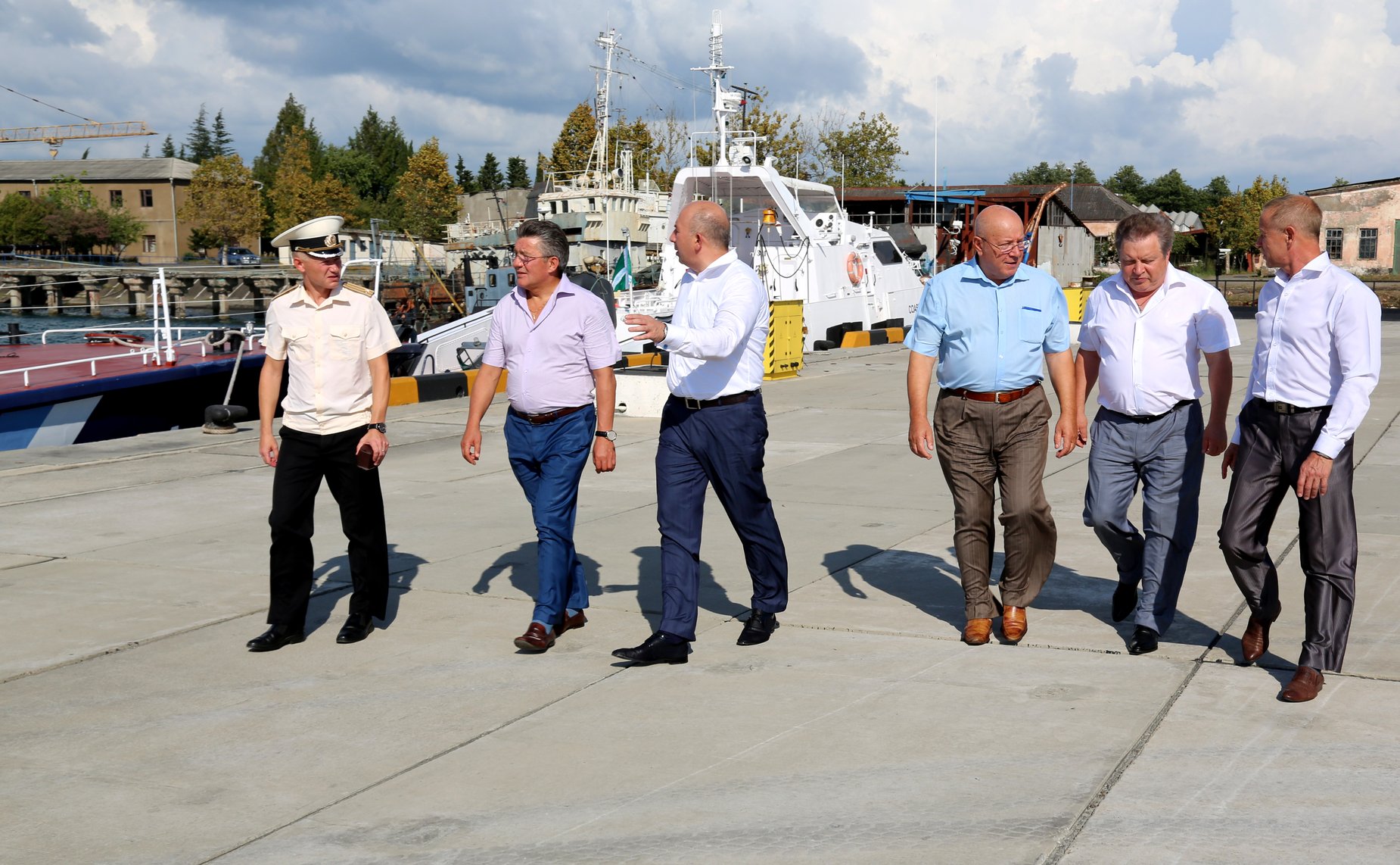 В ходе визита в Республику Абхазия делегация Совета Федерации посетила Пограничное управление ФСБ России