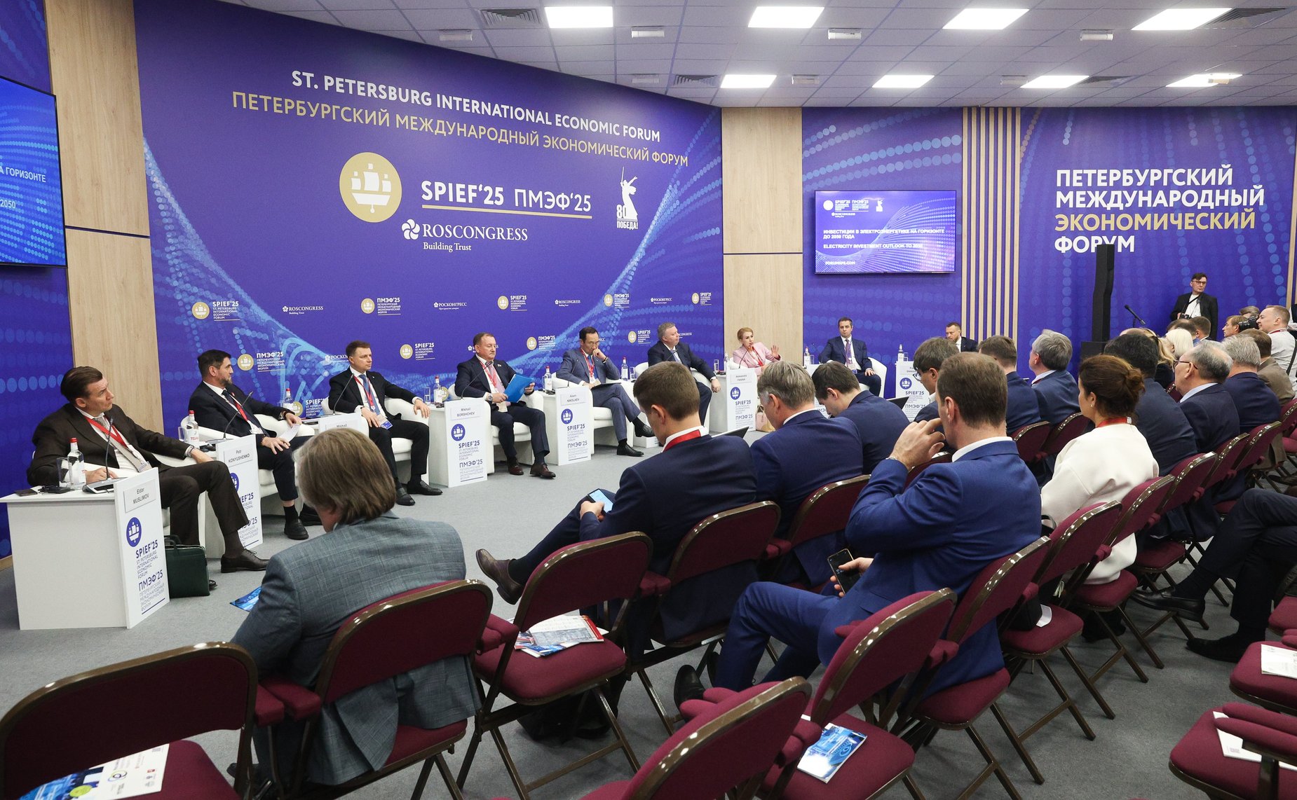 XXVIII Петербургский международный экономический форум (ПМЭФ’25). «Инвестиции в электроэнергетике на горизонте до 2050 года»