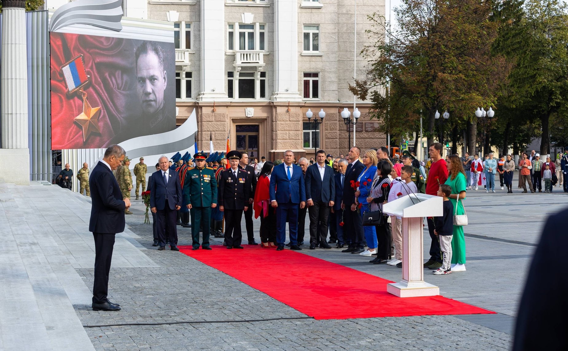 Лилия Гумерова приняла участие в церемонии награждения победителей Второго Всероссийского конкурса патриотической песни «Время героев»
