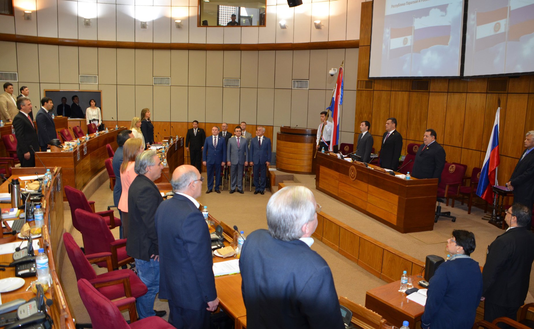 Выступление Н. Федорова в Сенате Парагвая