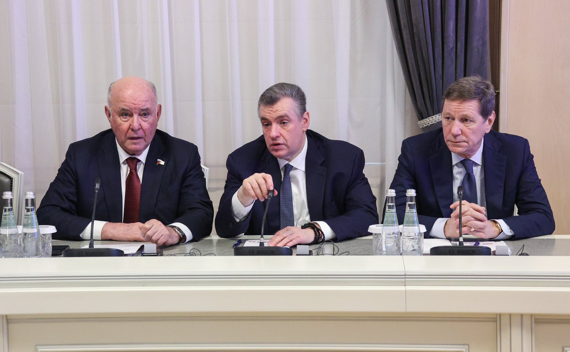 Встреча председателей комитетов по международным делам парламентов (палат парламентов) стран БРИКС с Председателем Государственной Думы Вячеславом Володиным