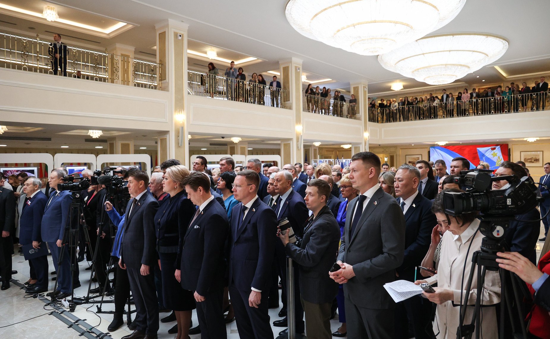 В Совете Федерации состоялось торжественное мероприятие «10 лет в родной гавани», посвященное десятилетию воссоединения Республики Крым и Севастополя с Россией