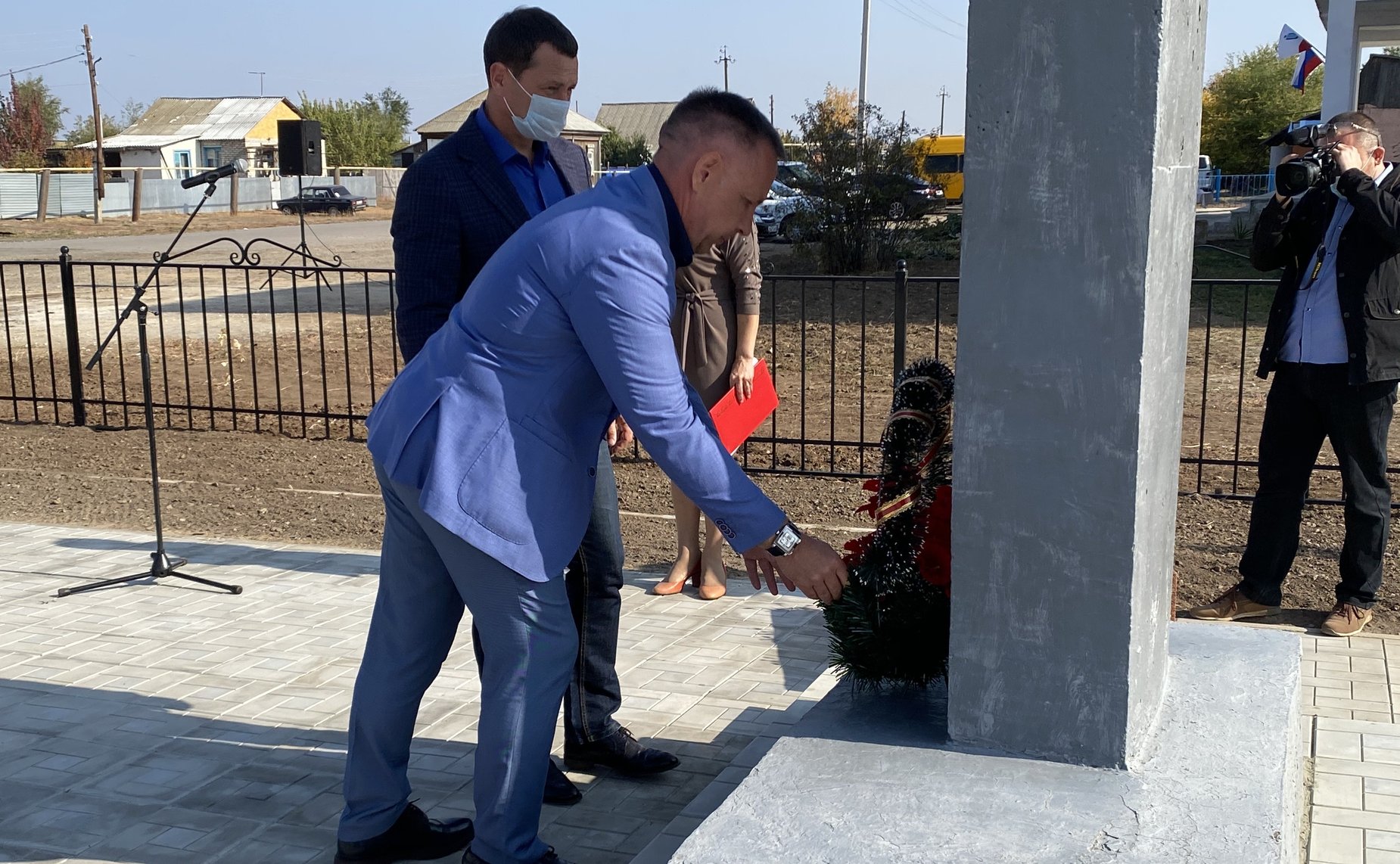 Олег Алексеев в ходе работы в регионе посетил Марксовский район