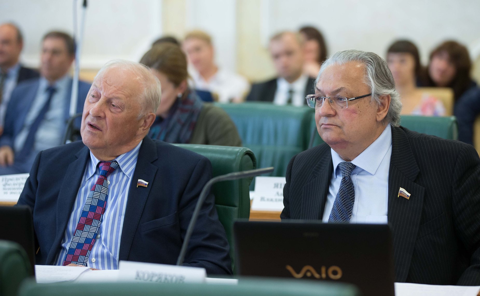 Эдуард Россель и Александр Коряков