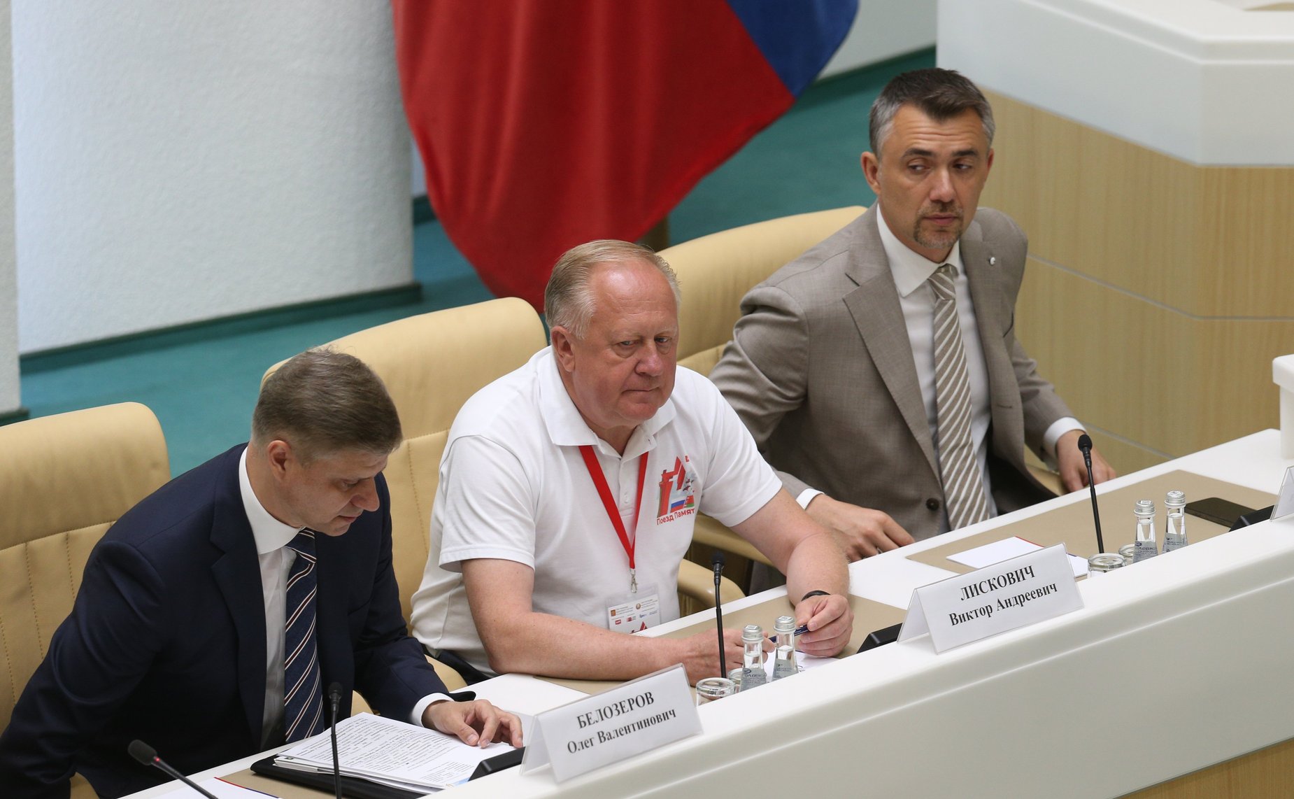 Встреча Председателя СФ Валентины Матвиенко с участниками российско-белорусского военно-патриотического проекта «Поезд Памяти»