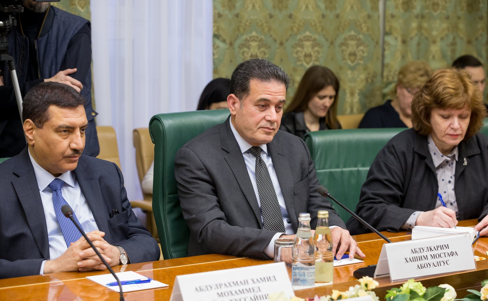 Встреча Константина Косачева с заместителем Министра иностранных дел Республики Ирак Абдулкаримом Хашимом Мустафой Абоуалгусом