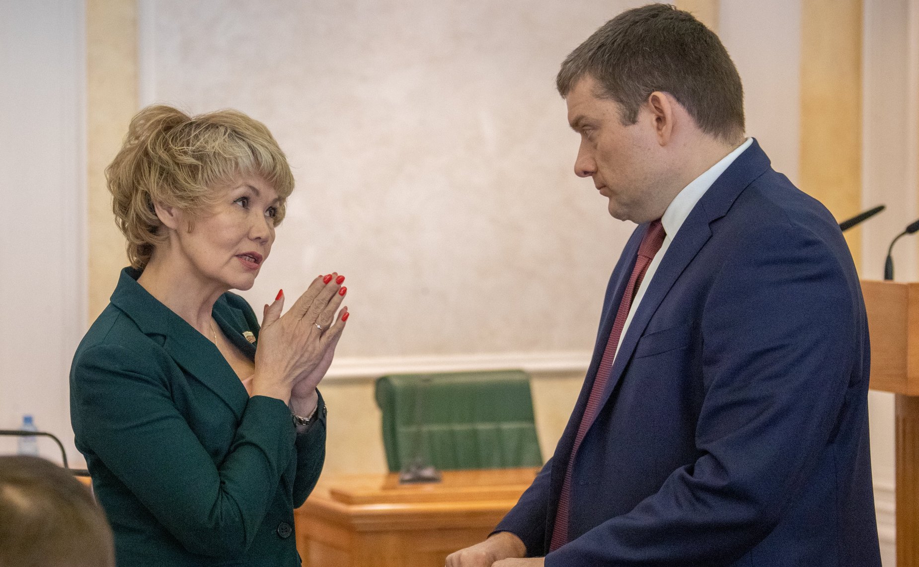 Дина Оюн и Николай Журавлев