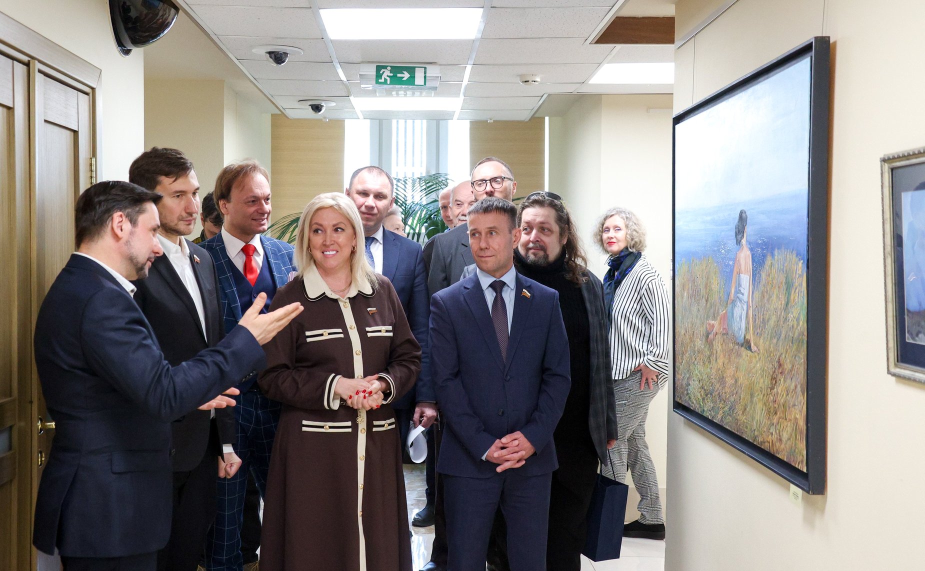 Церемония открытия выставки живописи А. Буртасенкова «Под Русским небом Крыма»