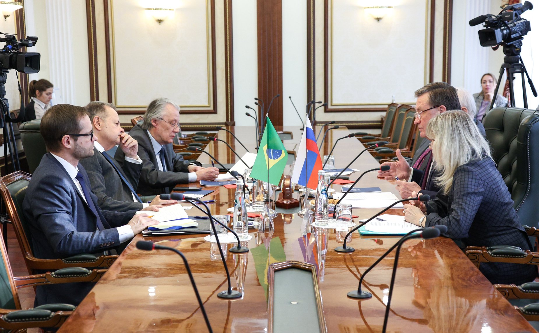 Встреча Сергея Рябухина с Чрезвычайным и Полномочным Послом Федеративной Республики Бразилии в Российской Федерации Родриго де Лимой Баэной Соаресом