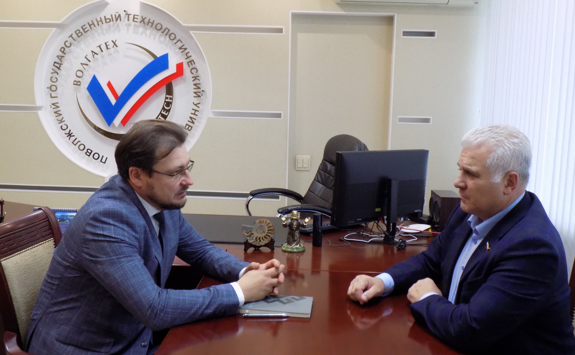 Сергей Мартынов в ходе поездки в регион посетил Поволжский государственный технологический университет (Волгатех)