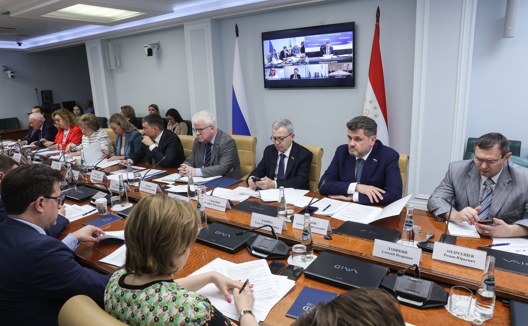 13-е заседание Межпарламентской комиссии по сотрудничеству Совета Федерации Федерального Собрания Российской Федерации и Маджлиси милли Маджлиси Оли Республики Таджикистан
