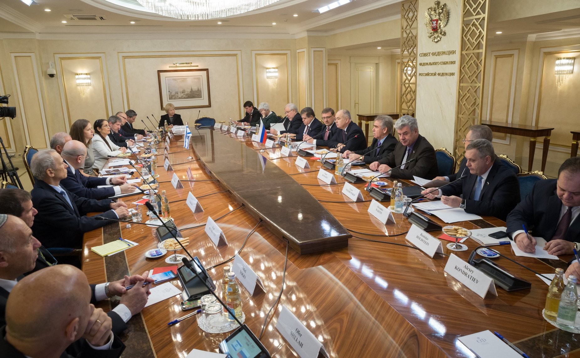 В СФ состоялось совместное заседание Комитета по международным делам, Комитета по обороне и безопасности и Комиссии по иностранным делам и безопасности Кнессета Израиля