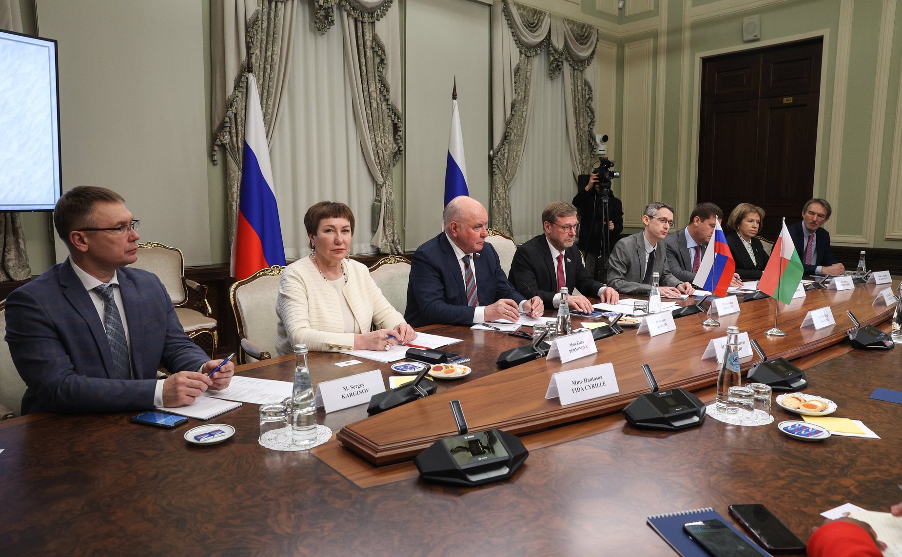 Встреча заместителя Председателя СФ Константина Косачева с членом Президиума Сената Парламента Республики Мадагаскар