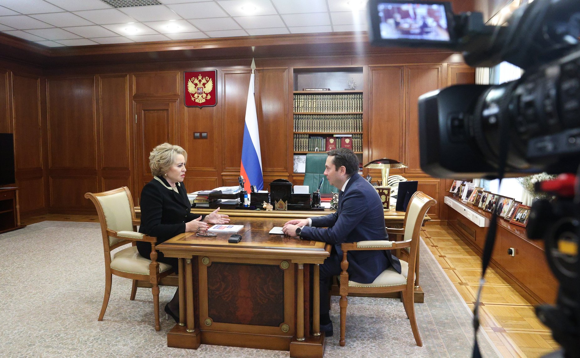 Валентина Матвиенко провела встречу с губернатором Мурманской области Андреем Чибисом