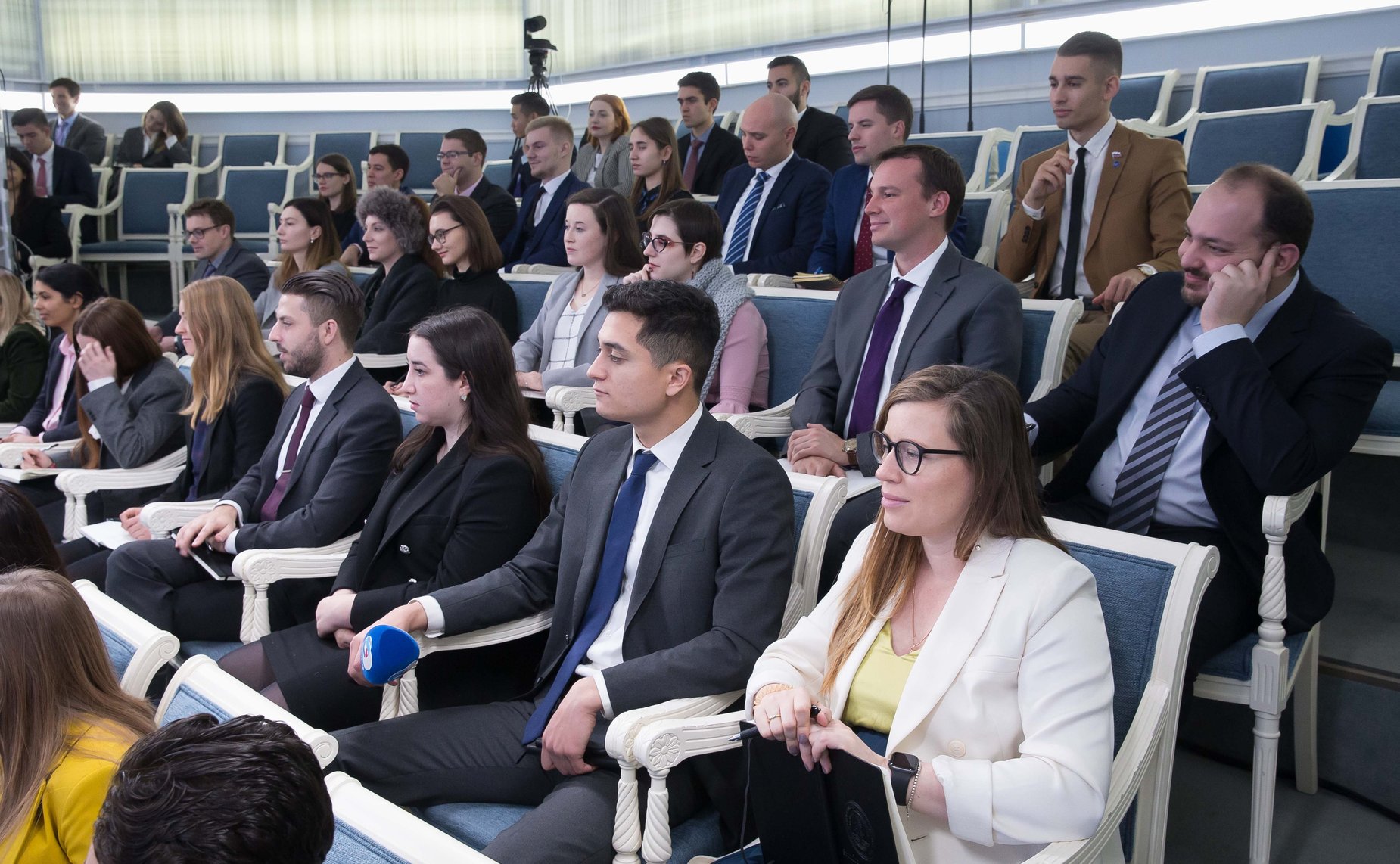 Встреча К. Косачева с участниками Стэнфордского российско-американского форума