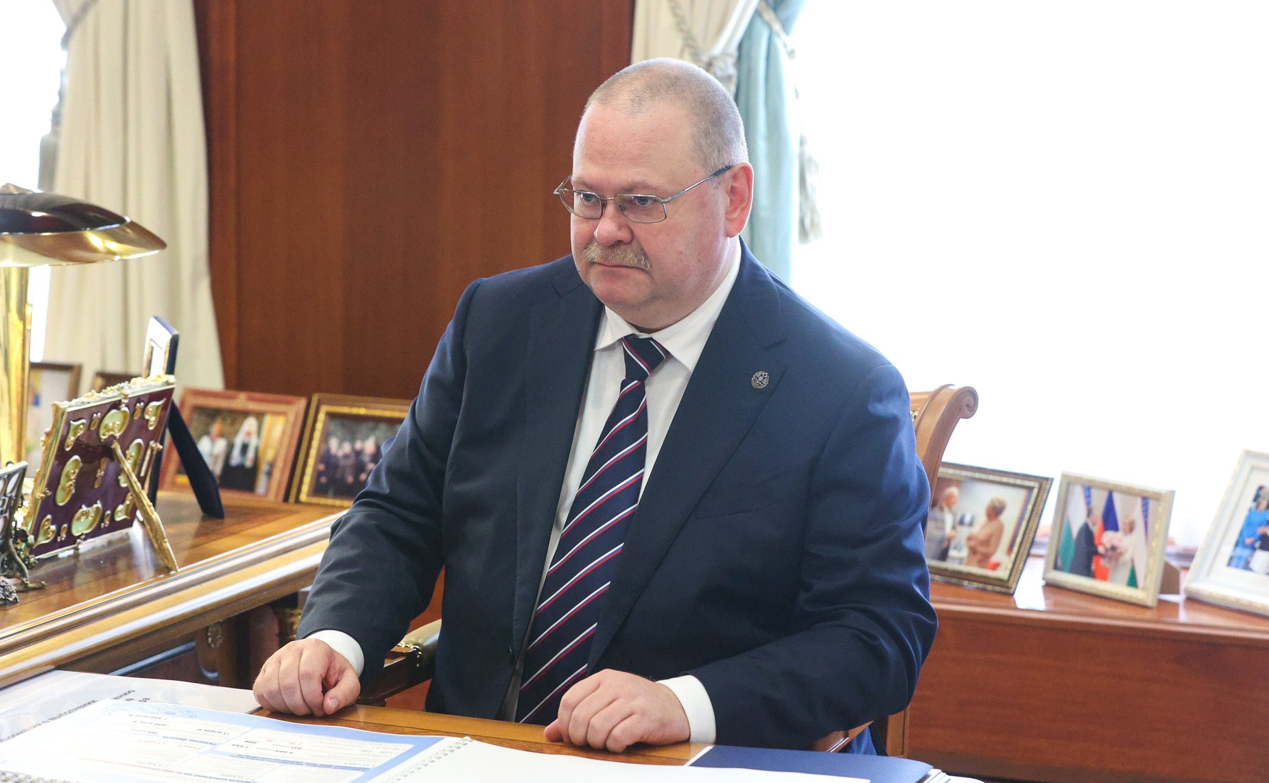 Встреча Председателя СФ Валентины Матвиенко с губернатором Пензенской области Олегом Мельниченко