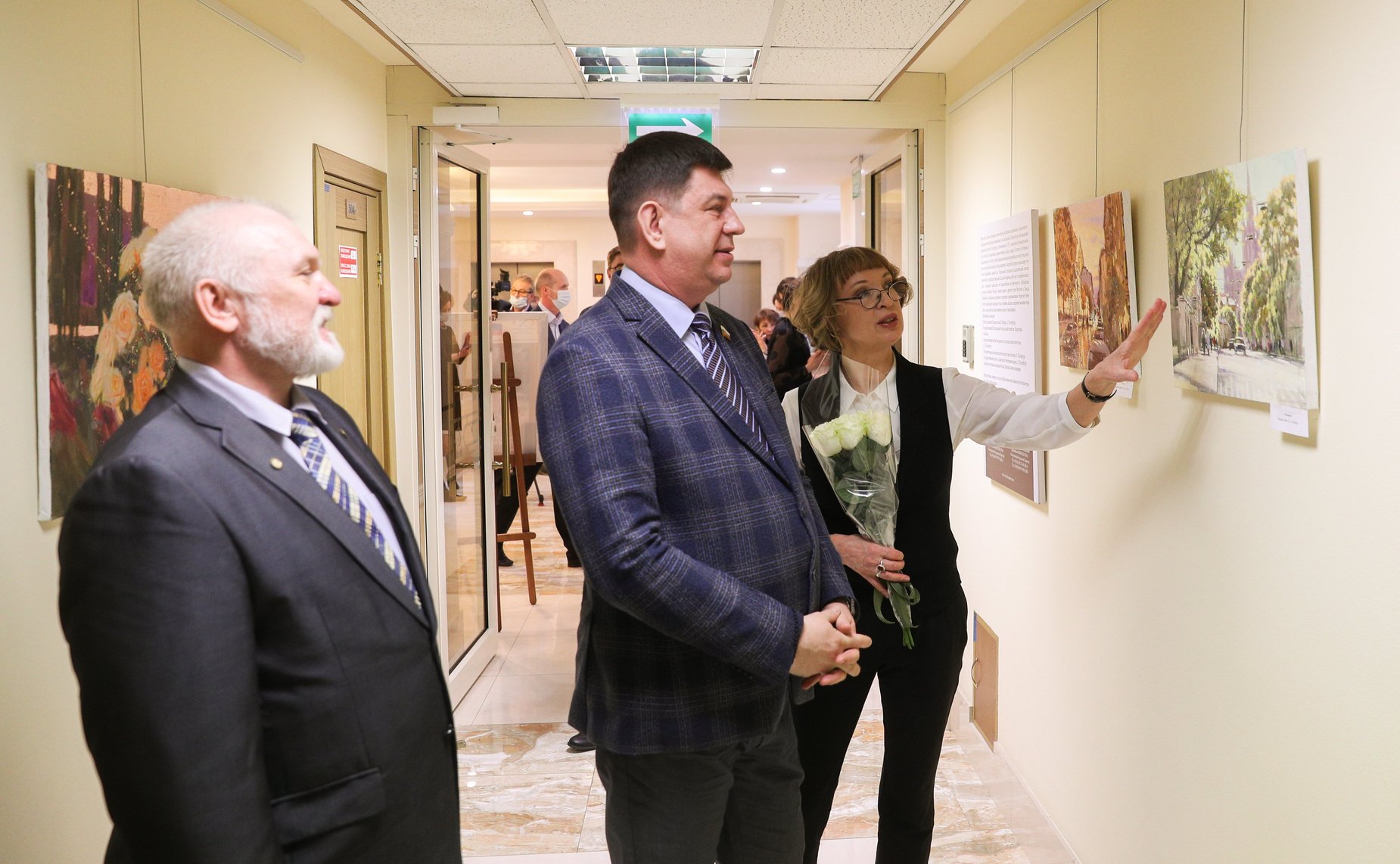 Открытие в Совете Федерации художественной выствки «Краски времени»