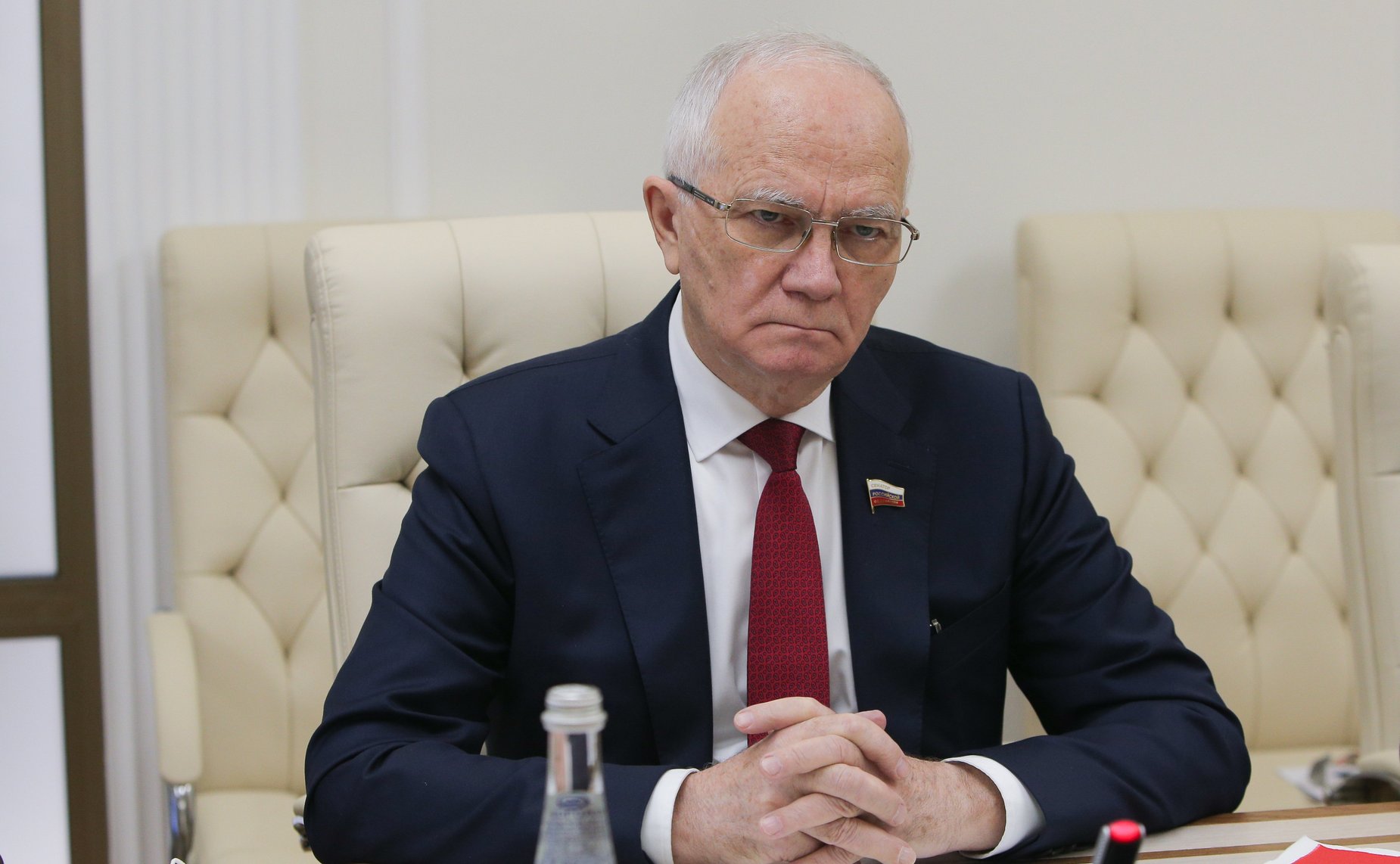 Встреча заместителя председателя Комитета СФ по международным делам Фарита Мухаметшина с Председателем Верховного Совета Приднестровской Молдавской Республики