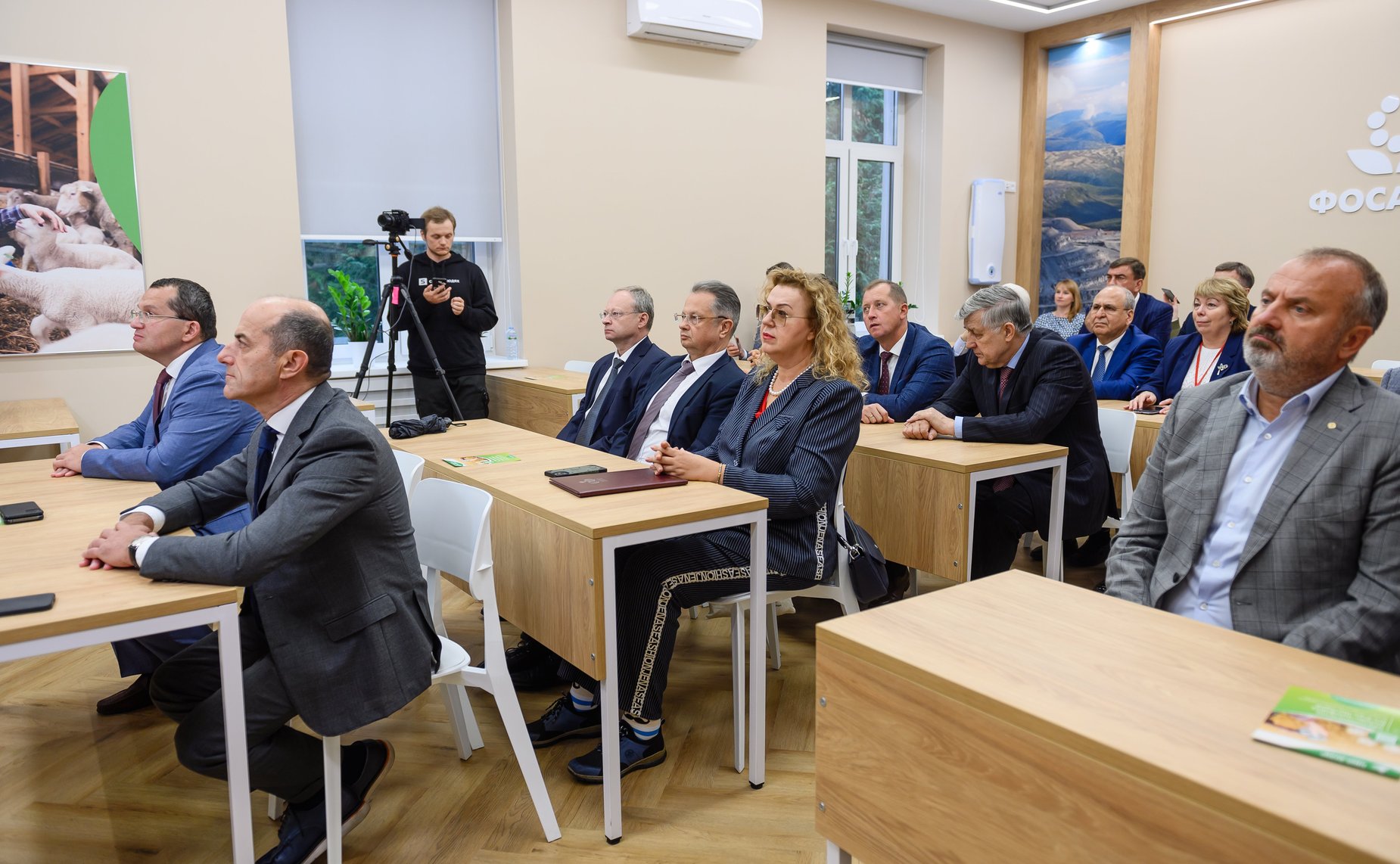 Ольга Епифанова приняла участие в церемонии открытия образовательного центра, созданного при поддержке компании ФосАгро, в Московской государственной академии ветеринарной медицины и биотехнологии имени им. К.И. Скрябина