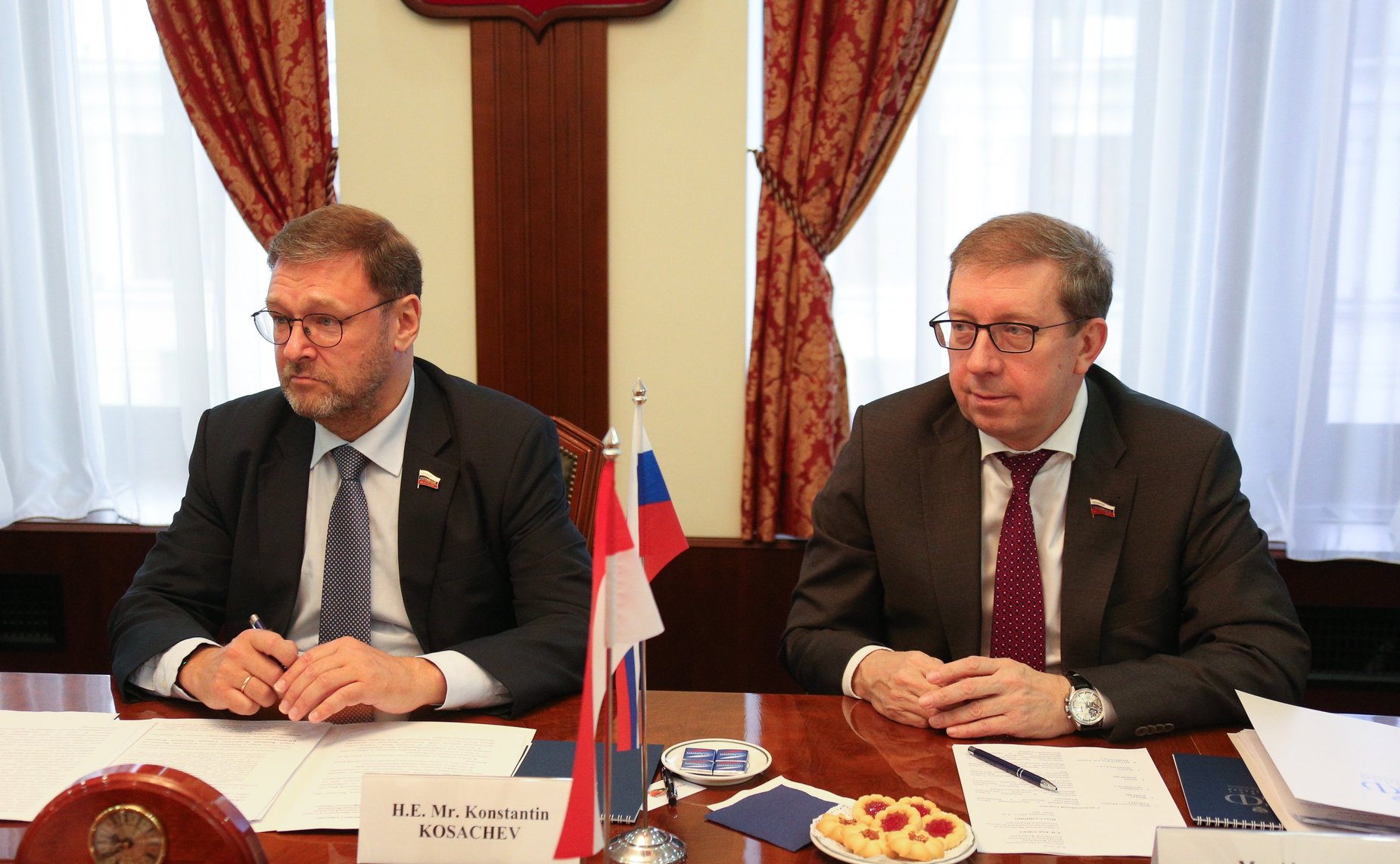 Встреча заместителя Председателя СФ Константина Косачева с заместителем Председателя Совета представителей регионов Республики Индонезии