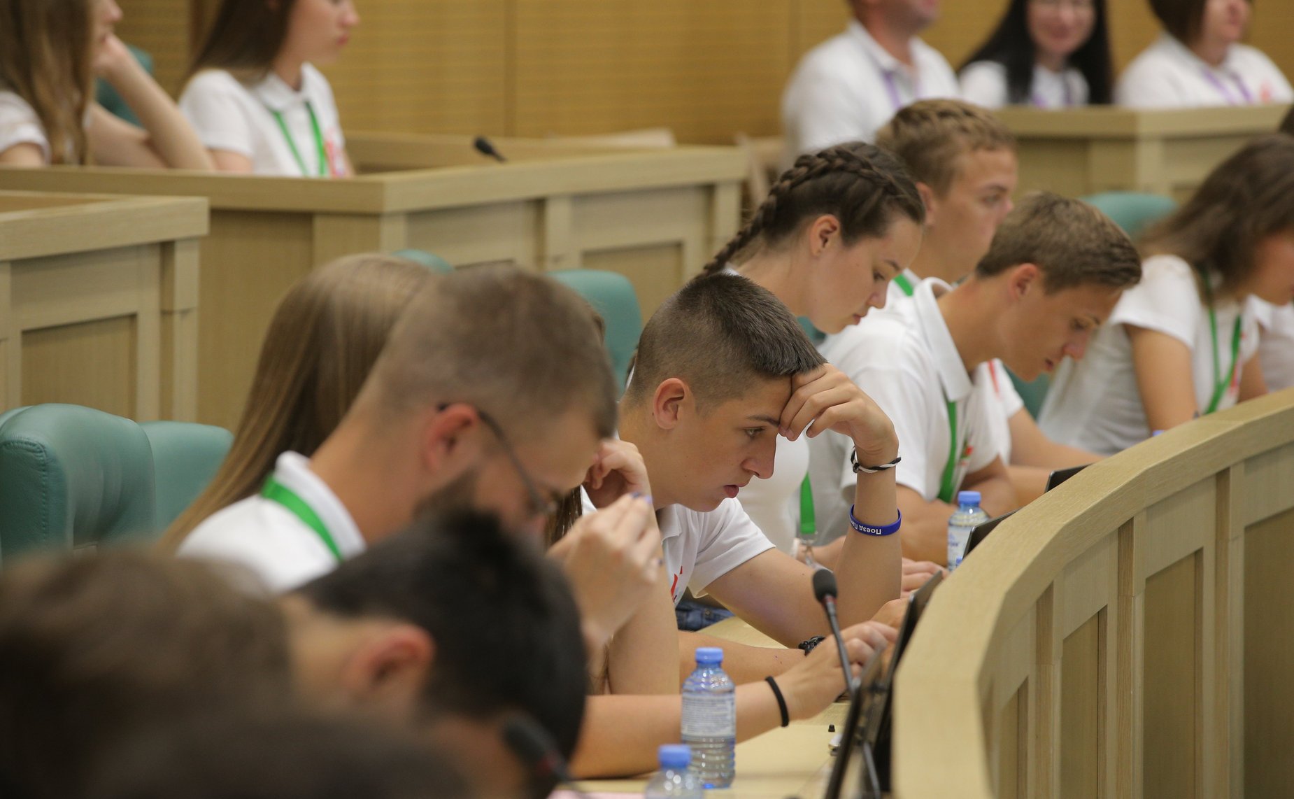 Встреча Председателя СФ Валентины Матвиенко с участниками российско-белорусского военно-патриотического проекта «Поезд Памяти»