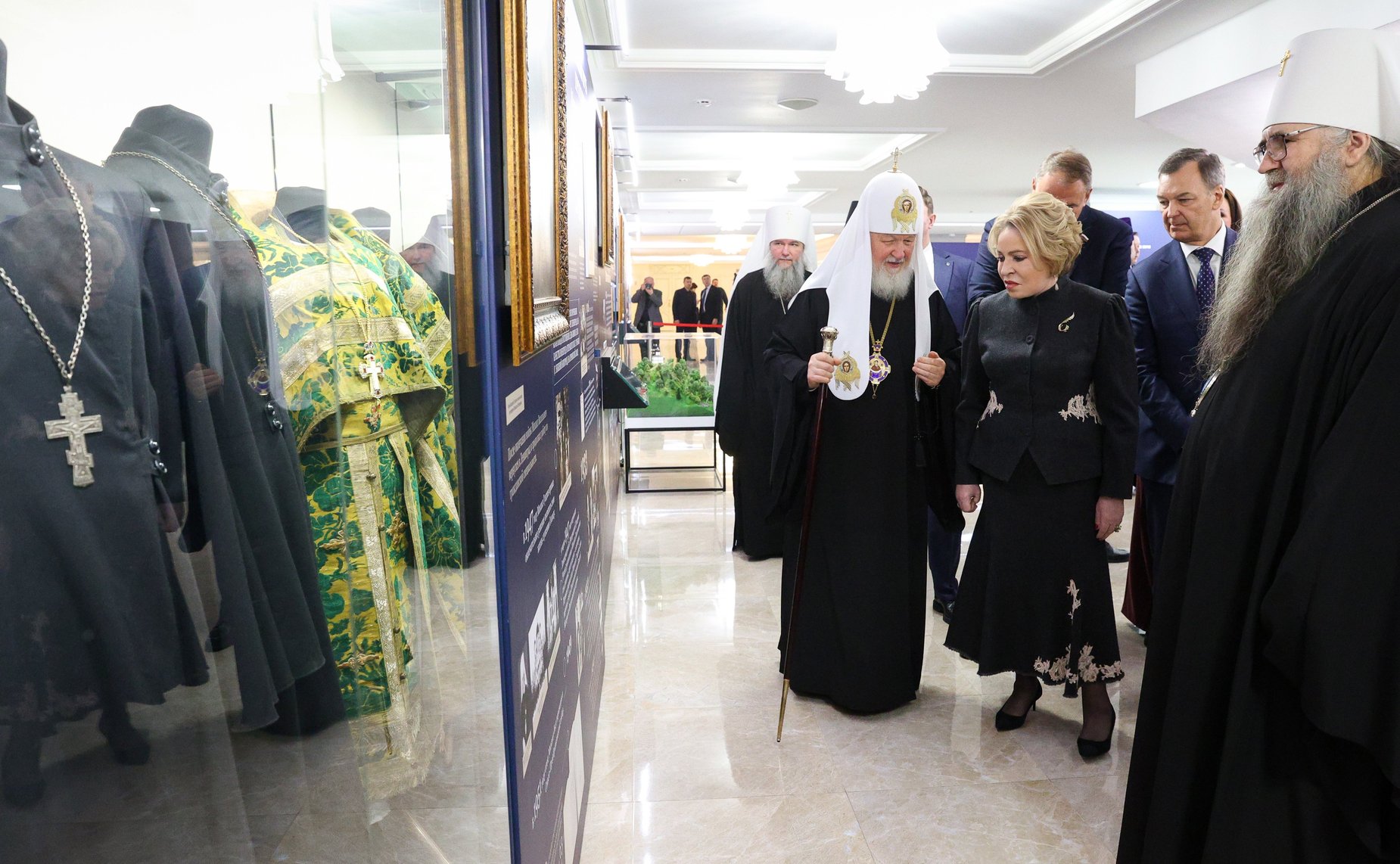 Выставка экспонатов Музея Русского Патриаршества на экспозиции «Люди Церкви: история одного рода»