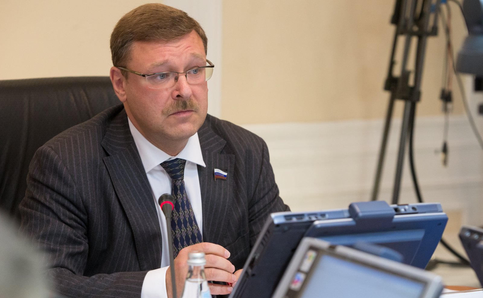 К. Косачев Заседание Комитета Совета Федерации по международным делам