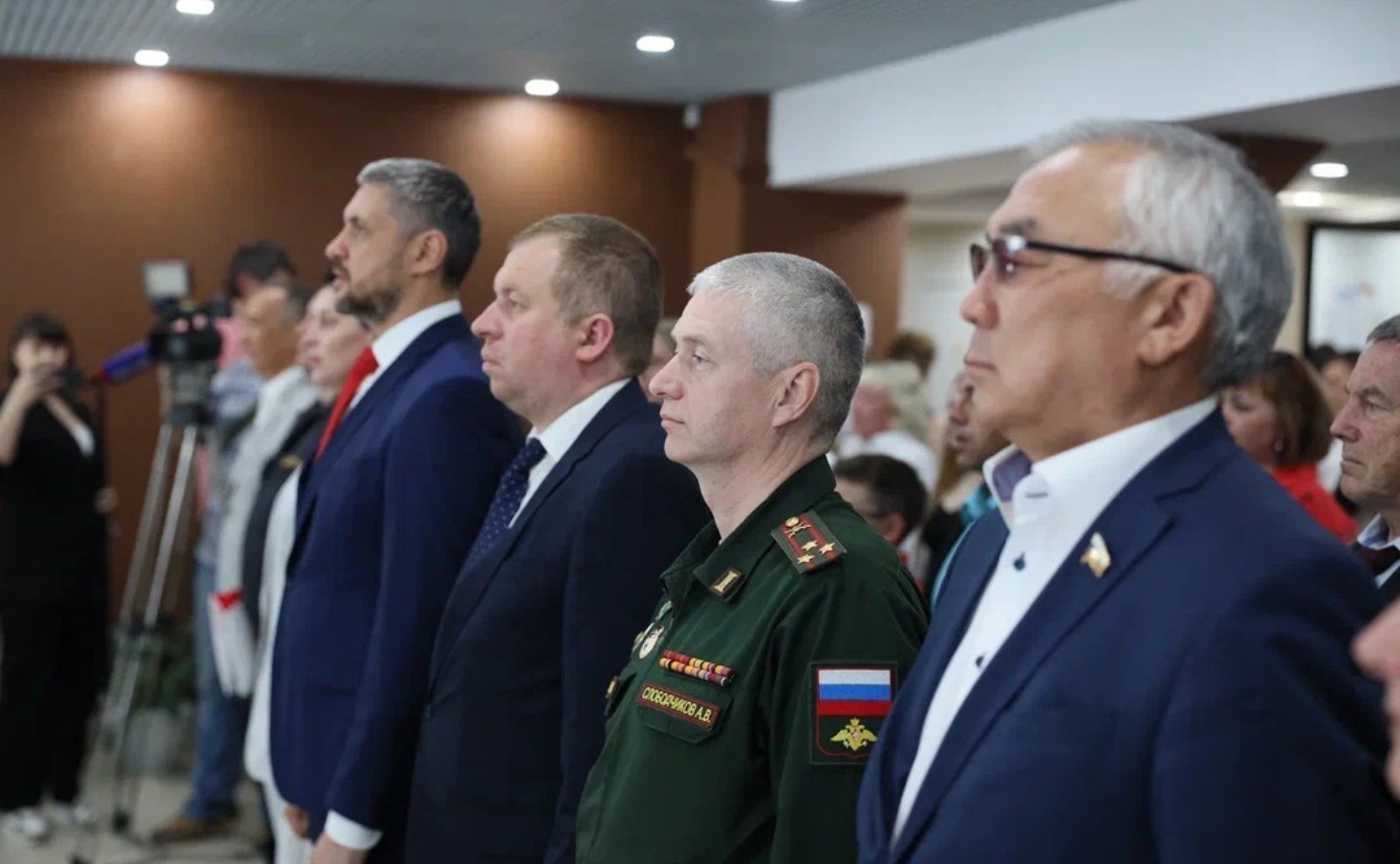 Баир Жамсуев принял участие в торжественном мероприятии по случаю годовщины со дня образования регионального филиала государственного фонда «Защитники Отечества»