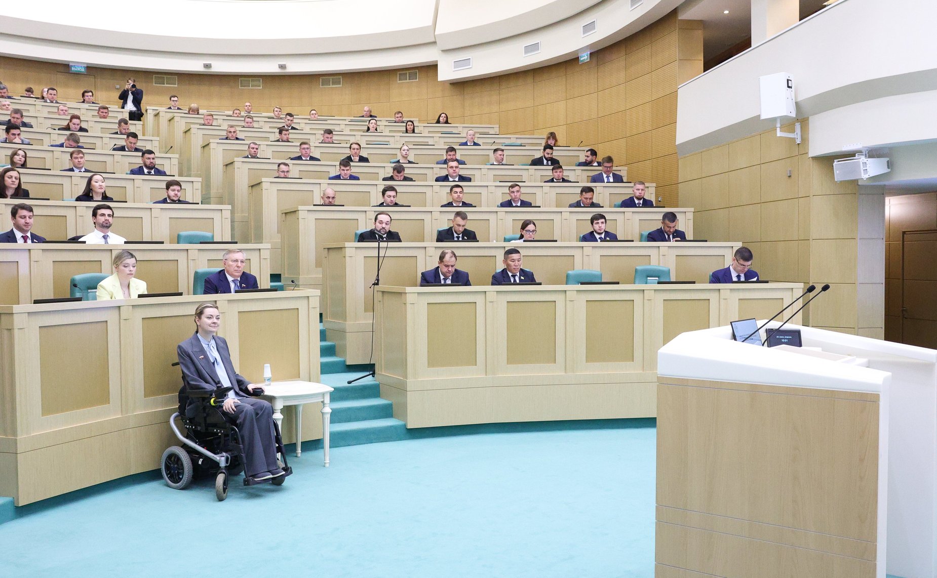 Заседание Палаты молодых законодателей при Совете Федерации