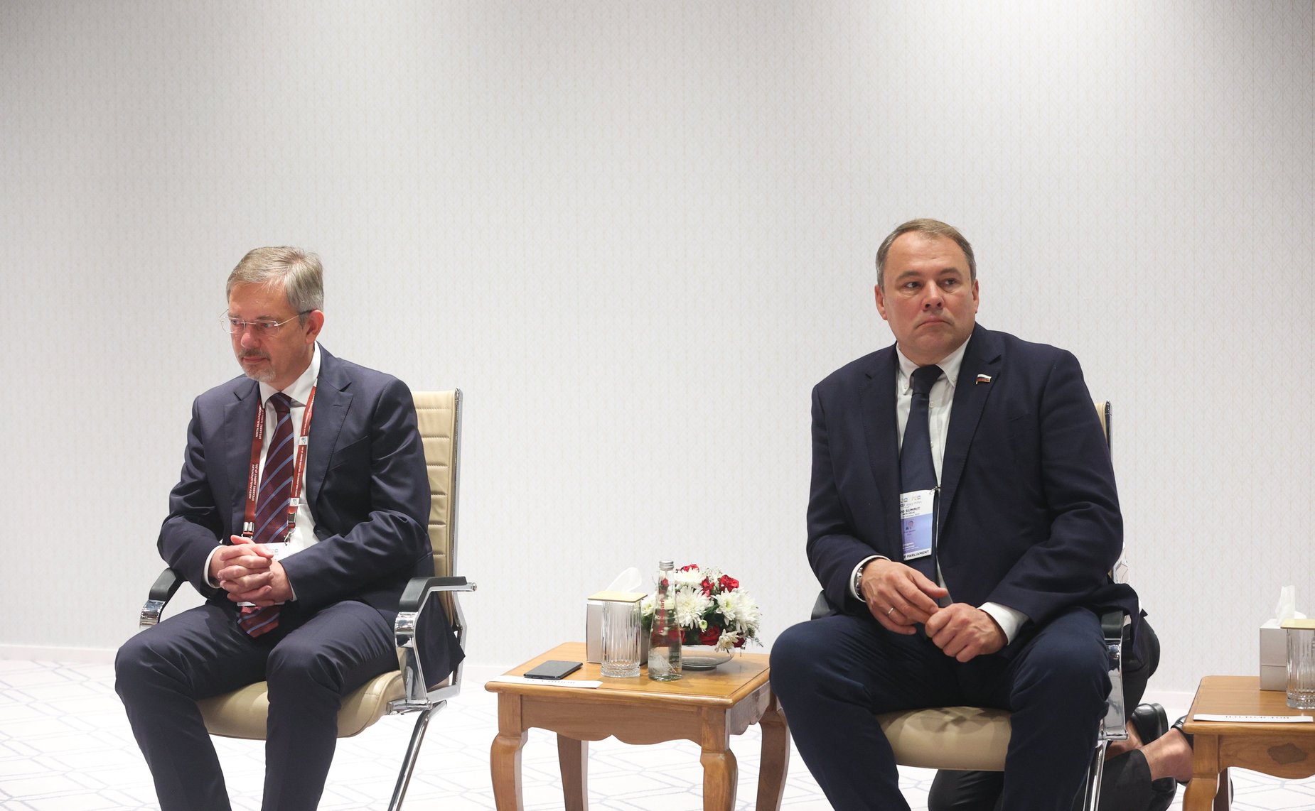 Председатель Совета Федерации Валентина Матвиенко провела переговоры со Спикером Народной палаты Парламента Республики Индия Омом Бирлой в рамках девятого Саммита спикеров парламентов стран «Группы двадцати» в Нью-Дели