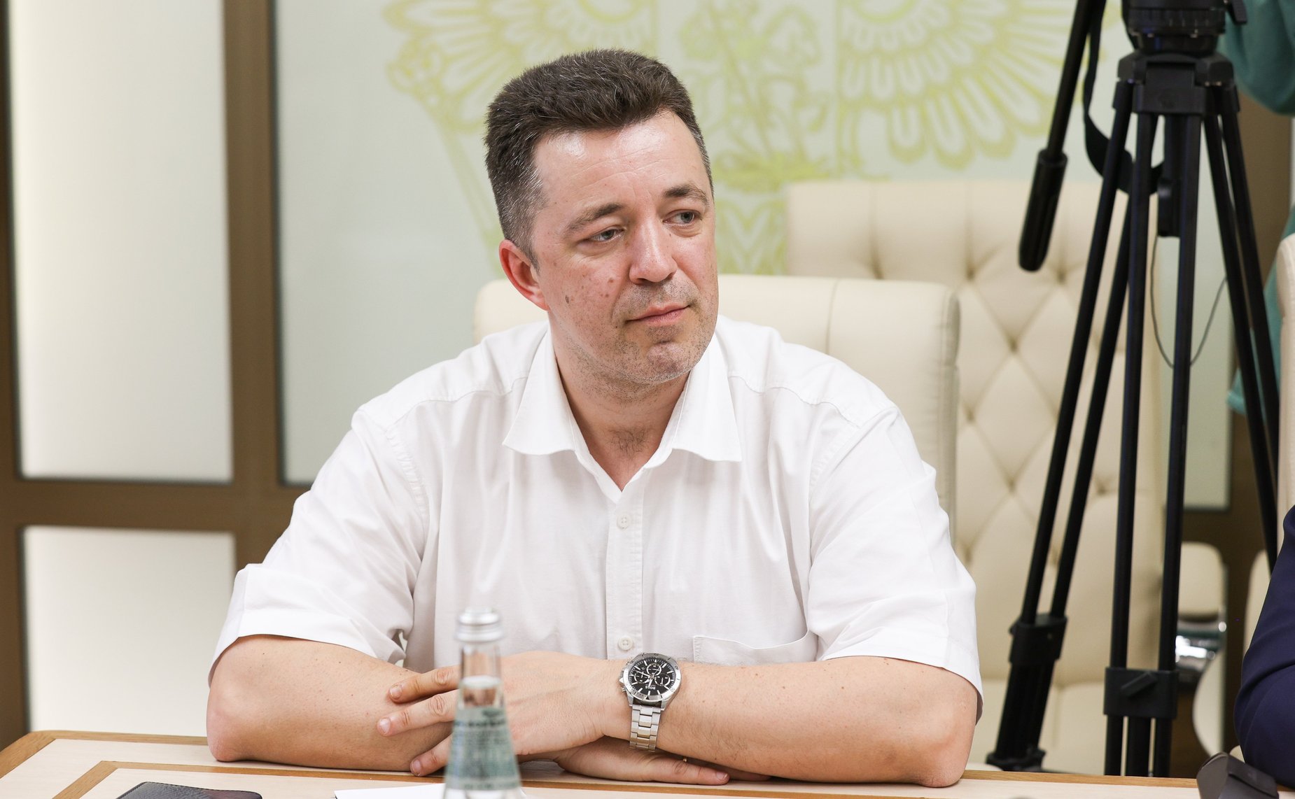 Встреча Владимира Чижова с руководителем парламентской группы дружбы Сената Исламской Республики Пакистан с Россией Аймалом Вали Ханом