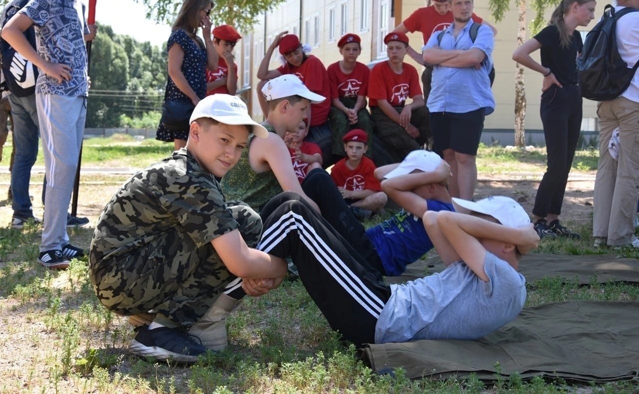 Торжественное открытие детско-юношеской военно-спортивной игре «Zарница» в городе Смоленск