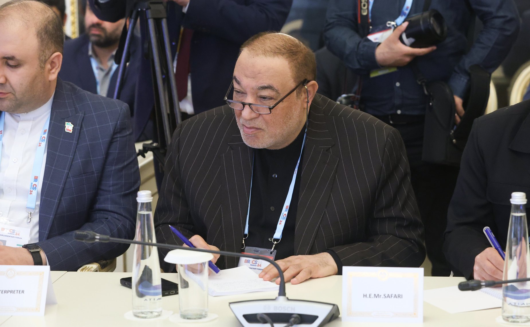 Валентина Матвиенко провела встречу с Председателем Собрания Исламского Совета Исламской Республики Иран Мохаммадом Багером Галибафом