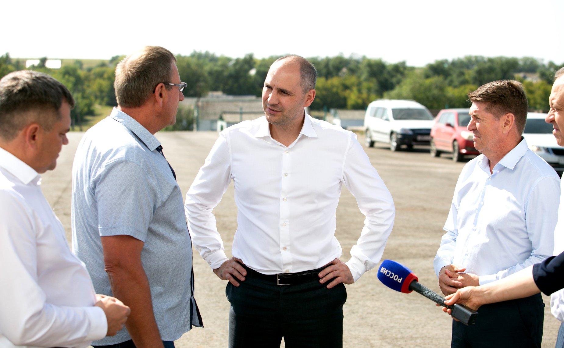 Андрей Шевченко принял участие в рабочей поездке губернатора Дениса Паслера по муниципальным образованиям Грачевского и Красногвардейского районов