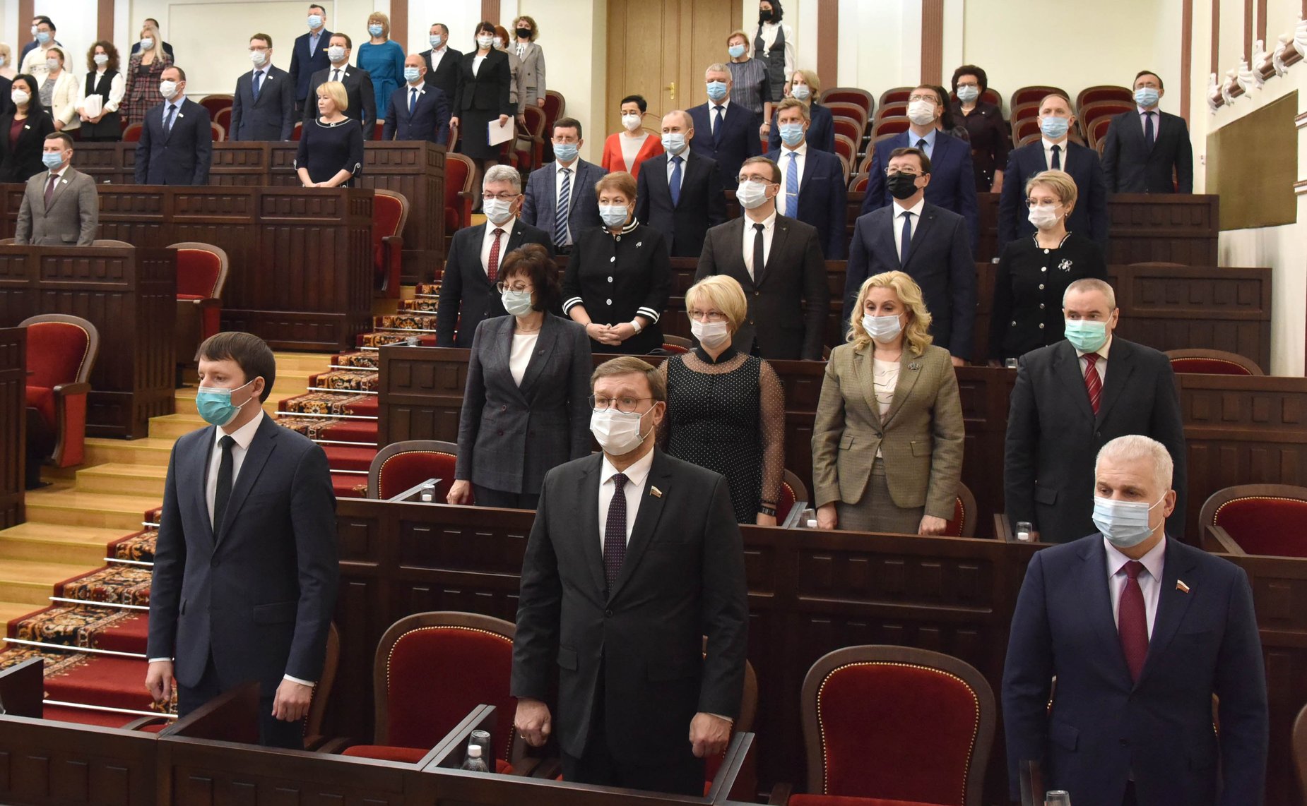 В рамках рабочей поездки в регион Константин Косачев приняли участие в XXII бюджетной сессии Государственного Собрания Республики и провел личный прием граждан