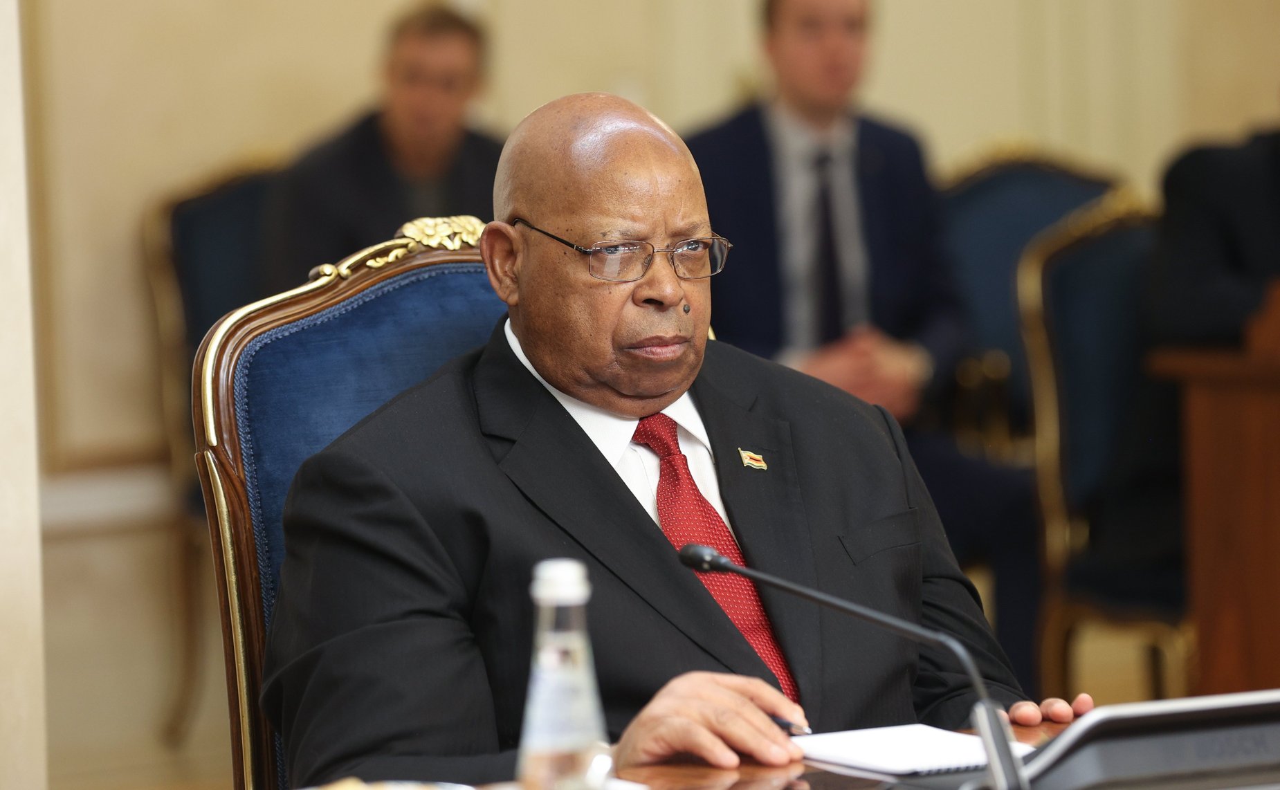 Встреча Председателя Совета Федерации Валентины Матвиенко с Председателем Национального собрания Парламента Республики Зимбабве Джейкобом Мудендой