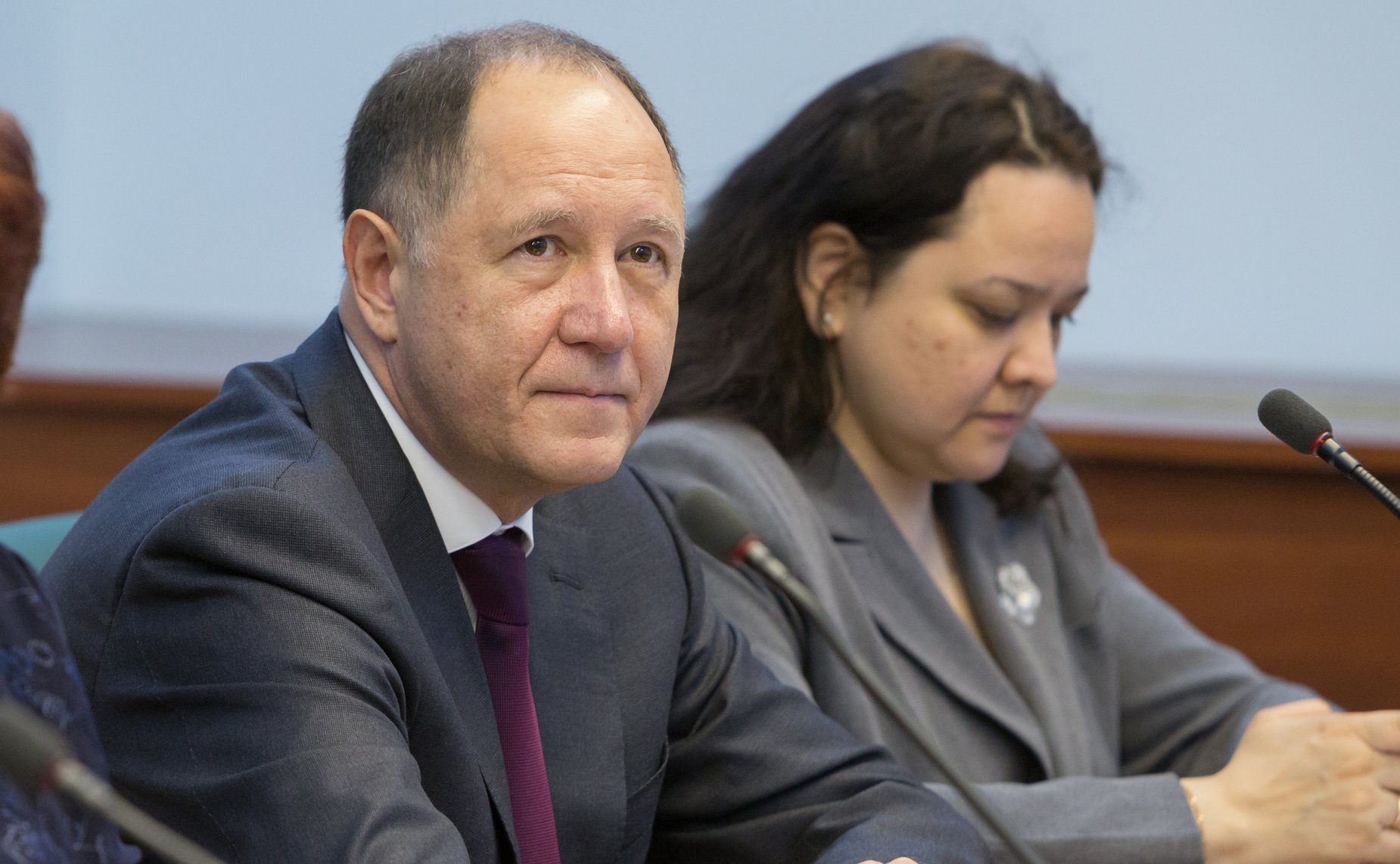 В. Абрамов Заседание Комитета Совета Федерации по социальной политике