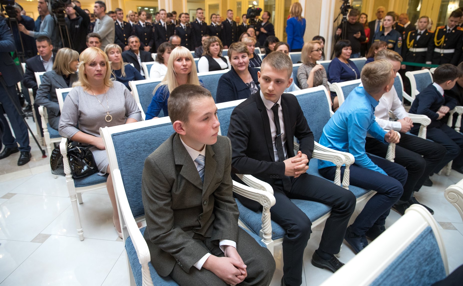 Торжественная церемония награждения и чествования детей и подростков, проявивших личное мужество в экстремальных ситуациях