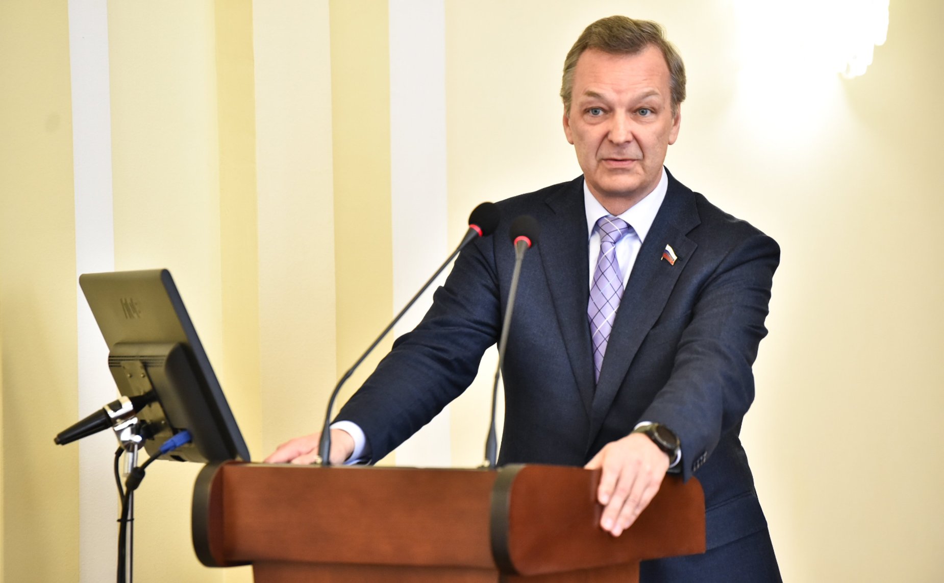 Первый заместитель Председателя Совета Федерации Андрей Яцкин