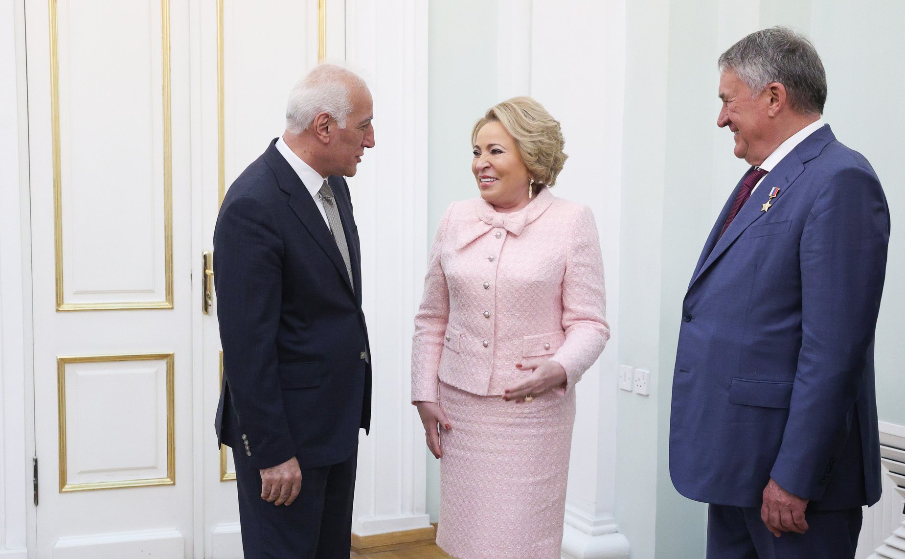 Встреча Председателя Совета Федерации Валентины Матвиенко и Президента Республики Армения Ваагна Хачатуряна