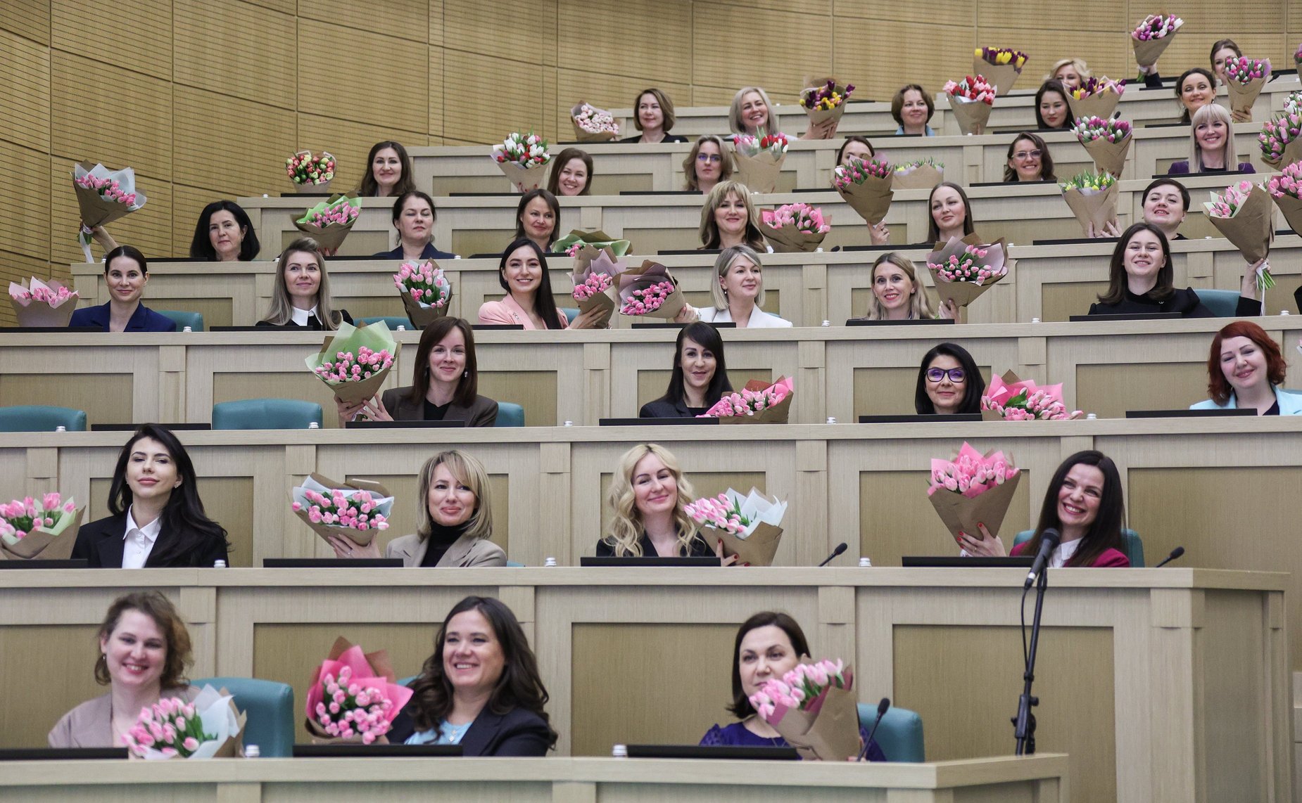 Встреча Председателя Совета Федерации Валентины Матвиенко с женщинами-предпринимателями «Голос женского бизнеса»