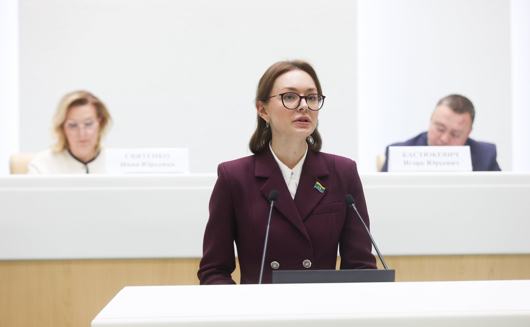 Заседание Палаты молодых законодателей при Совете Федерации