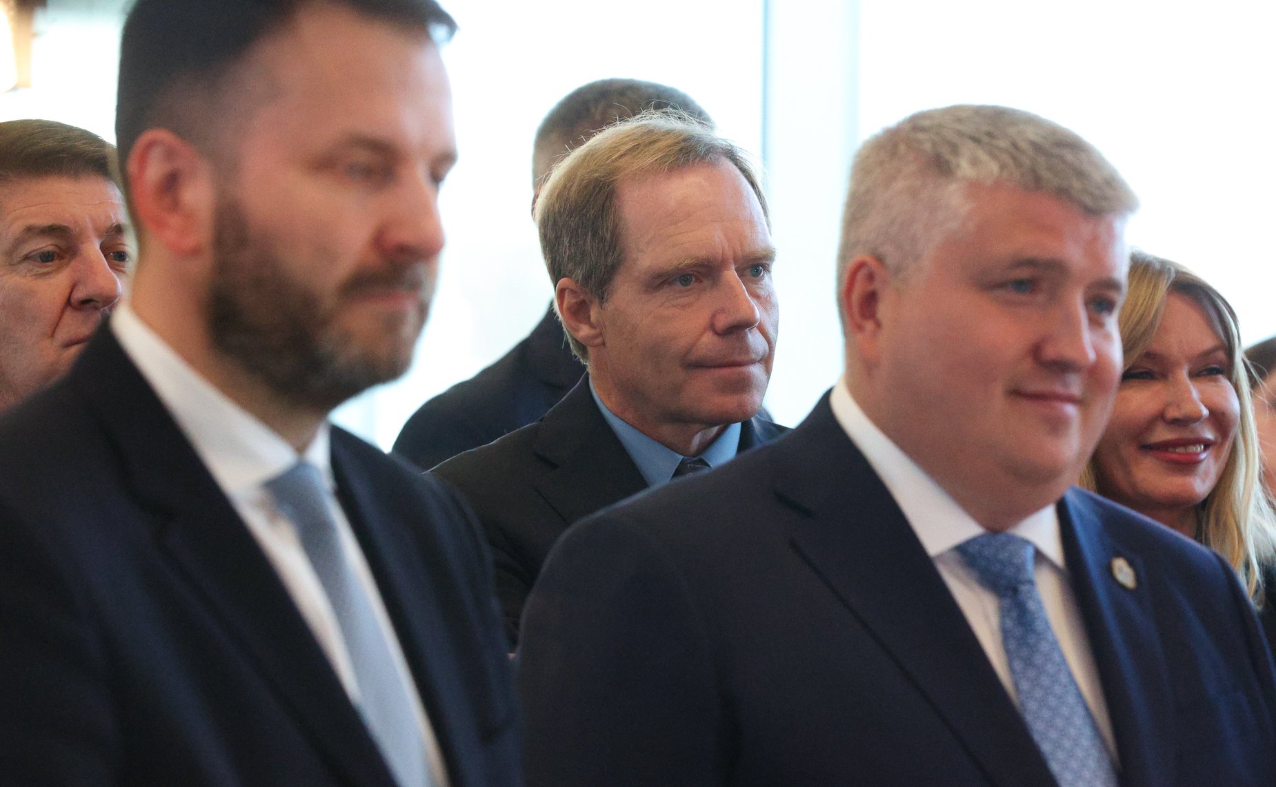 Валентина Матвиенко посетила Софийский собор и осмотрела выставку брендов «Новгородский торг»