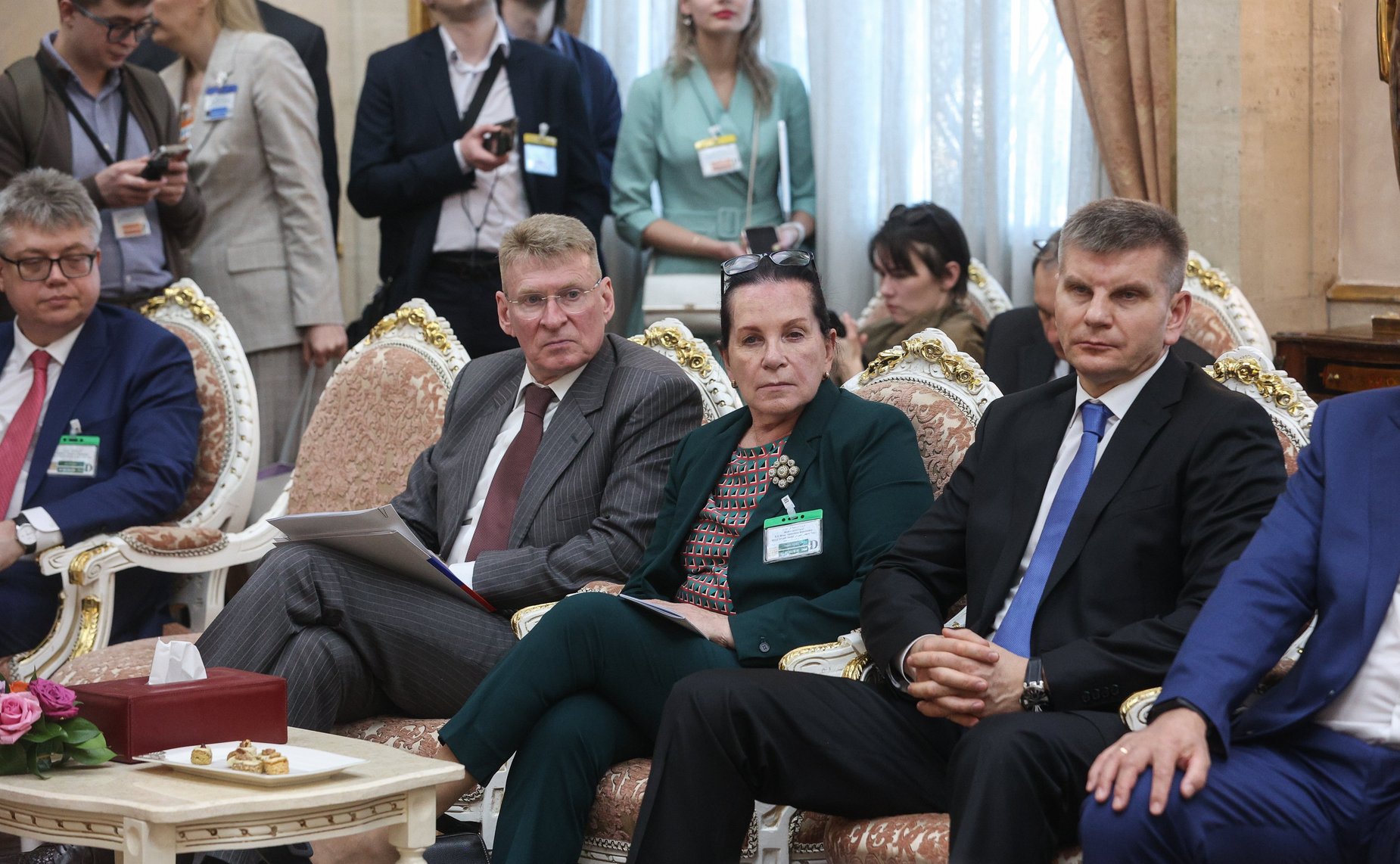 Встреча Председателя Совета Федерации Валентины Матвиенко с Председателем Национального Народного Собрания Алжирской Народной Демократической Республики Брахимом Бугали